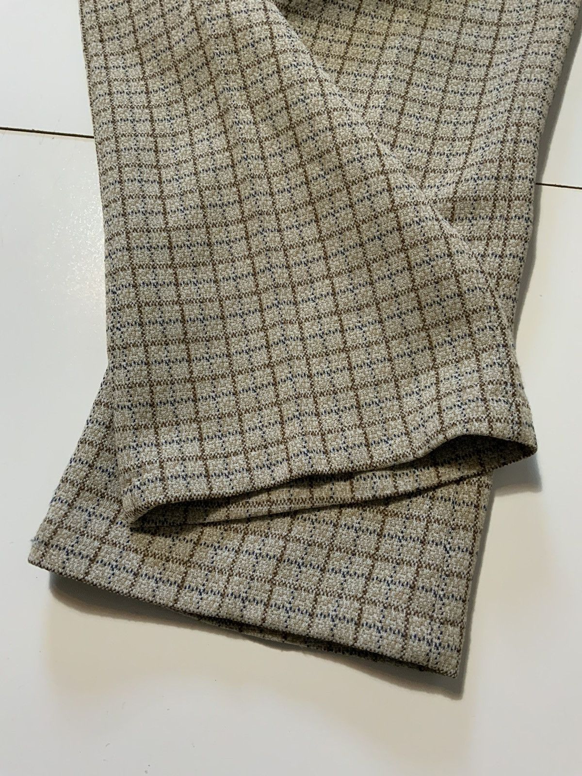 Vintage VTG 70s Double Knit Polyester Mod Atomic Flare Leisure Pants Size US 32 / EU 48 - 9 Thumbnail