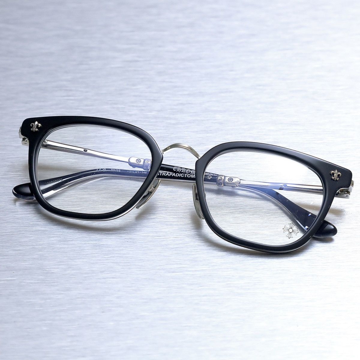 Chrome Hearts CHROME HEARTS STRAPADICTOME GLASSES Size ONE SIZE - 9 Thumbnail