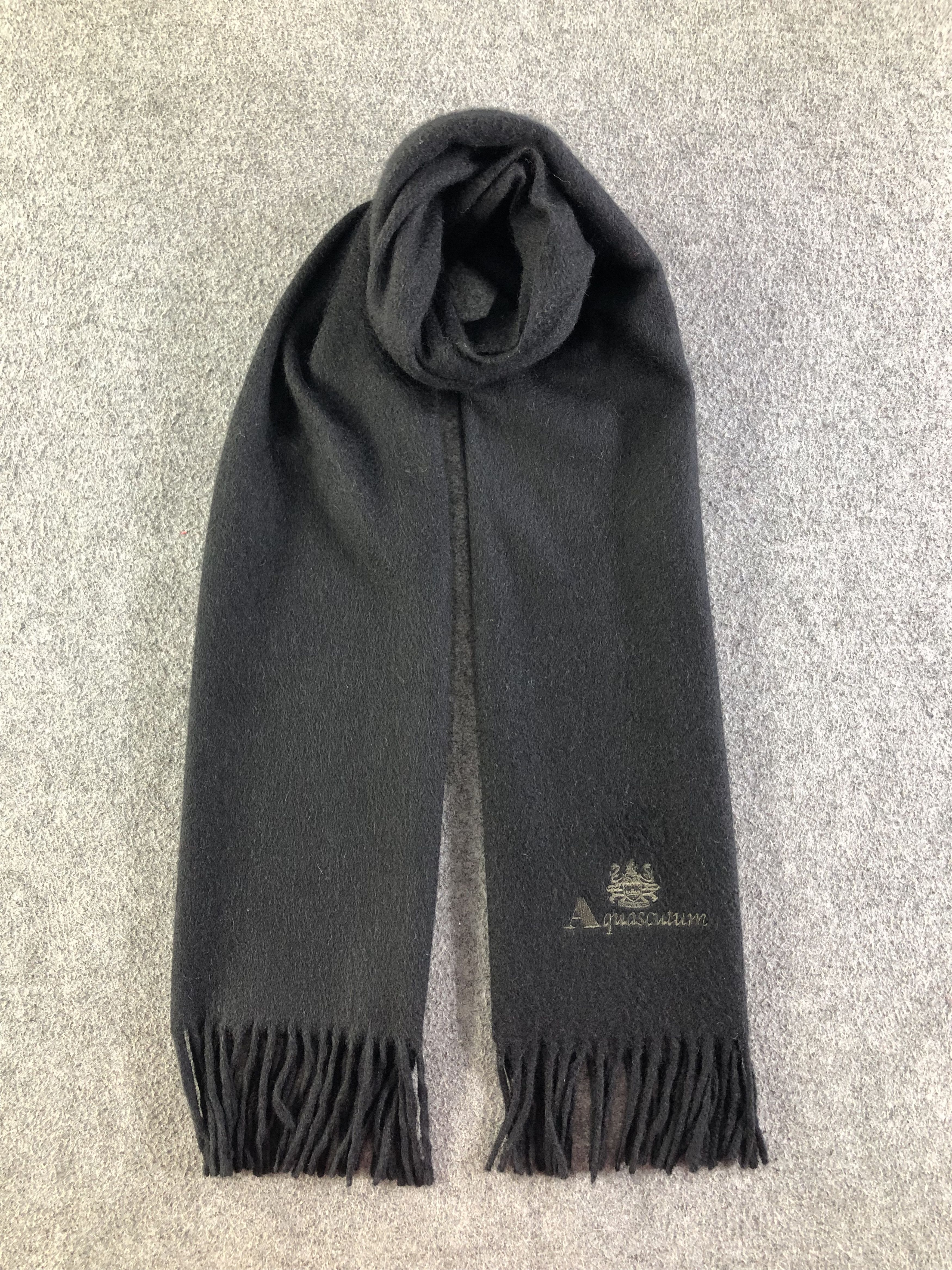 Aquascutum Aquasqutum Cashmere Scarf / Muffler / Neckwear SS1438 Size ONE SIZE - 1 Thumbnail
