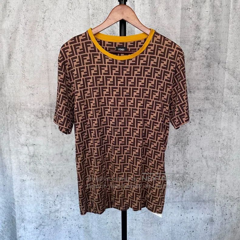 Fendi Fendi Full print logo Wang Yibo inspired brown old logo fu Size US XS / EU 42 / 0 - 1 Thumbnail