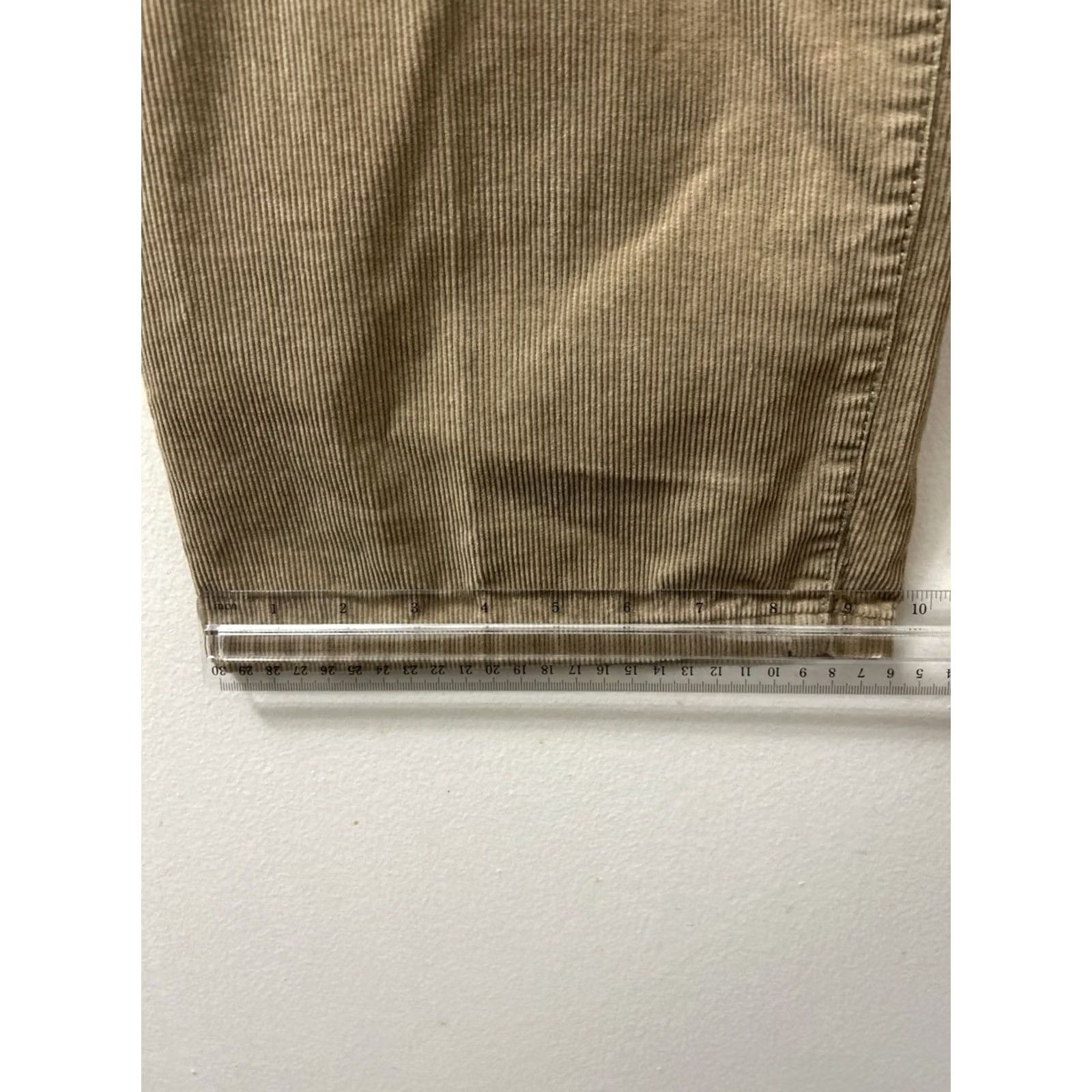 Eddie Bauer Eddie Bauer Corduroy Pants Mens 36x30 Tan Khaki Straight Leg Regular 5-Pocket YKK Button Fall Winter Spring Mens Size US 36 / EU 52 - 6 Thumbnail