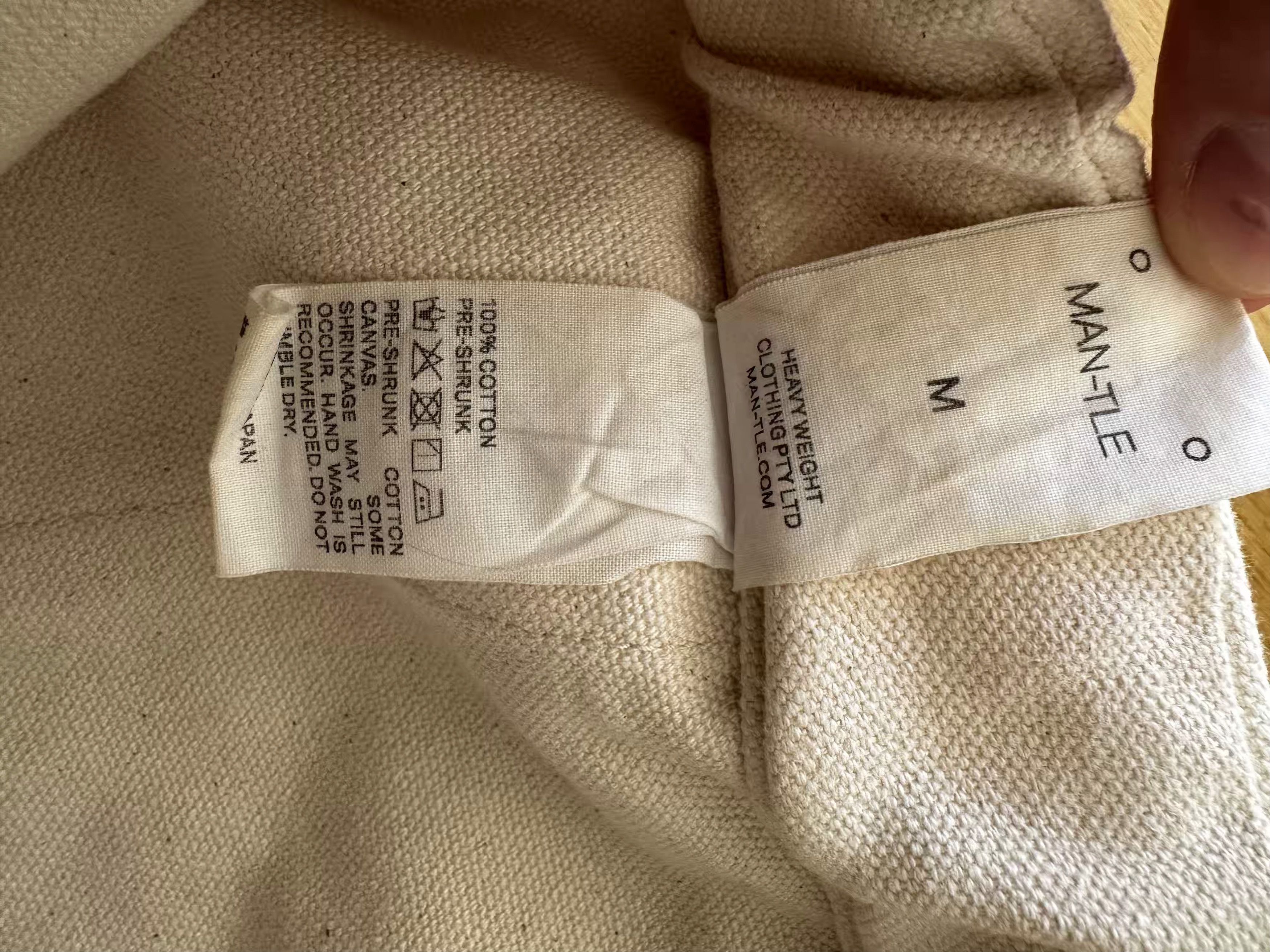 MAN-TLE White canvas shorts Size US 34 / EU 50 - 9 Thumbnail