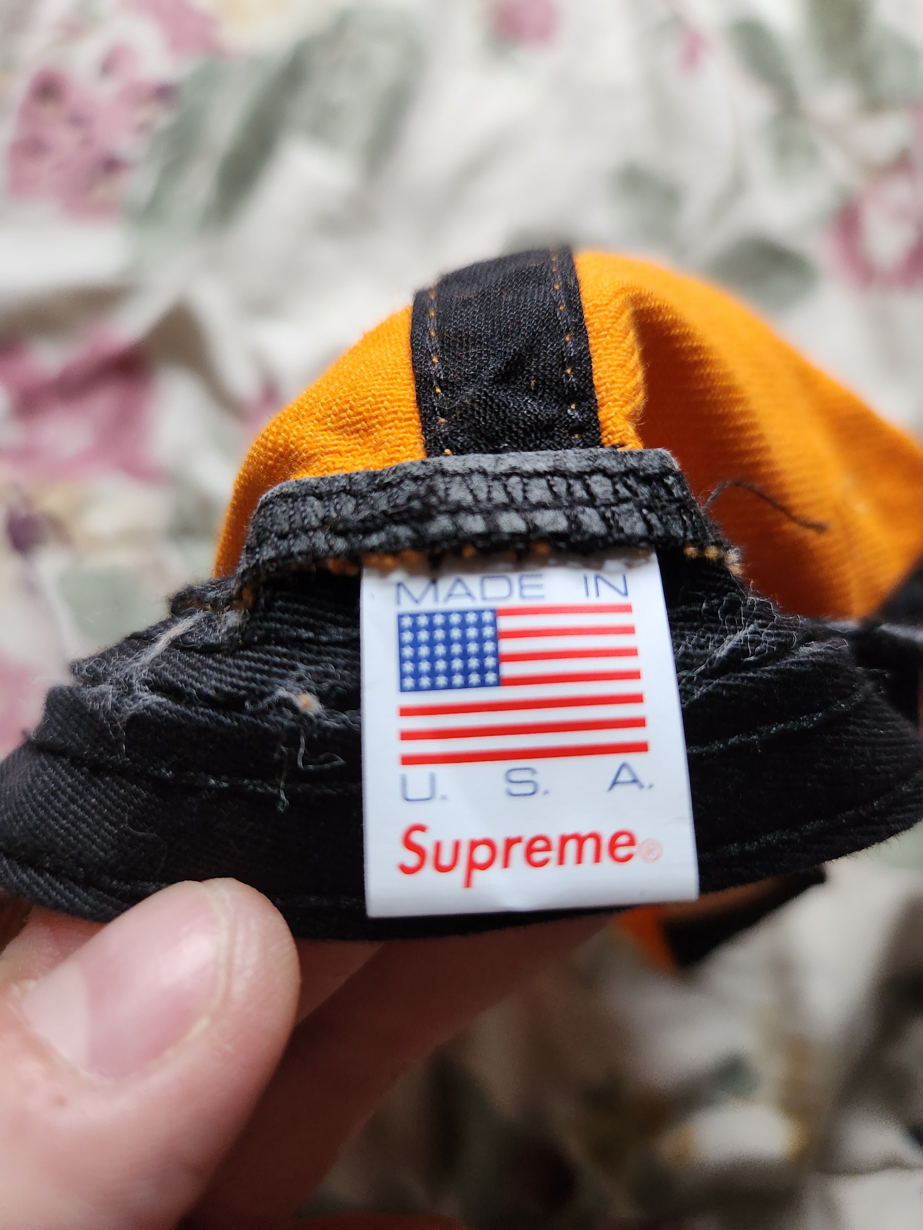 Supreme Supreme shaolin 6 panel orange | Grailed