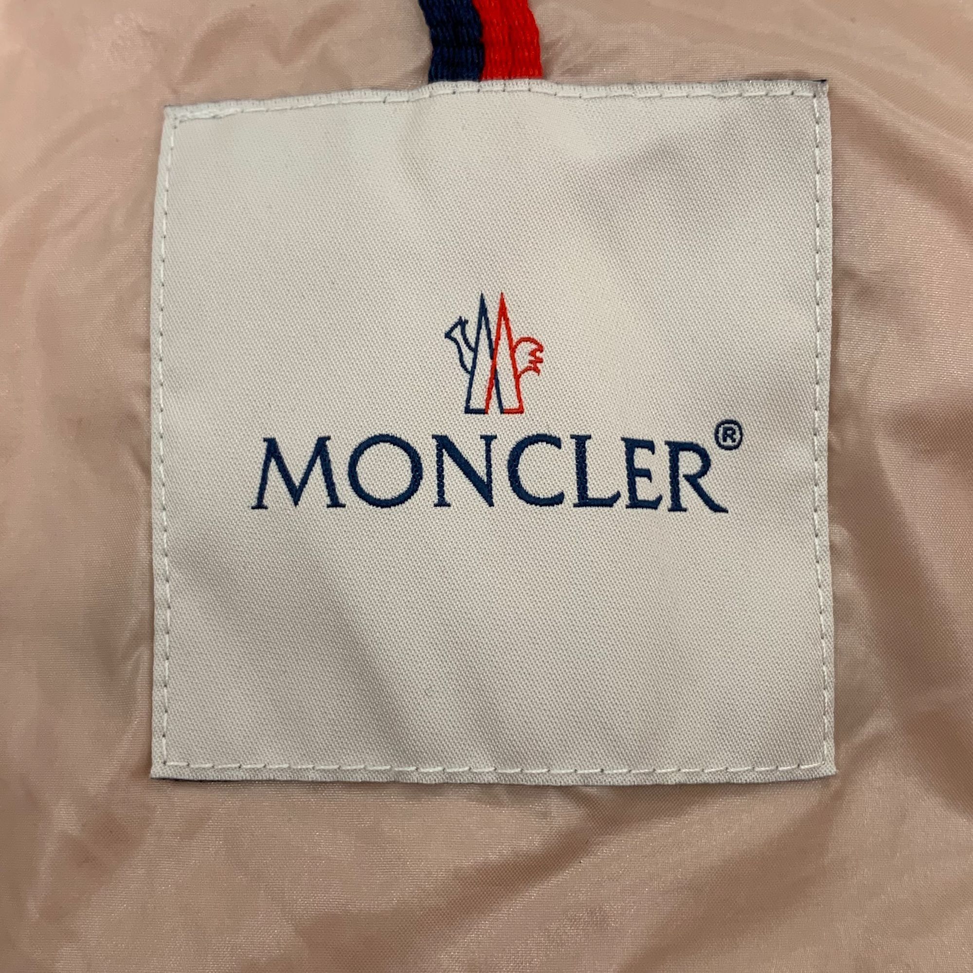 Moncler Moncler Pink Logo-Patch Zip-Up Down Jacket (Size 2) Size XS / US 0-2 / IT 36-38 - 2 Thumbnail