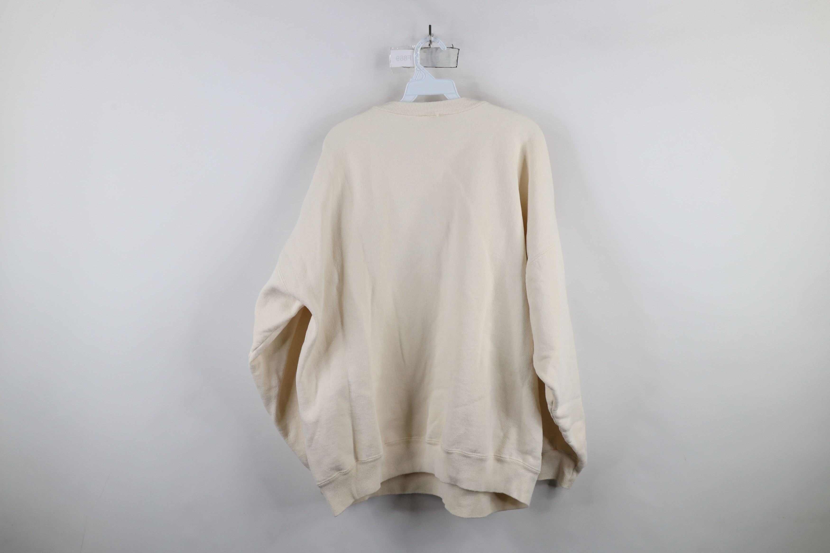 Vintage Vintage 90s Streetwear Heavyweight Map Nature Sweatshirt USA Size US XXL / EU 58 / 5 - 10 Thumbnail