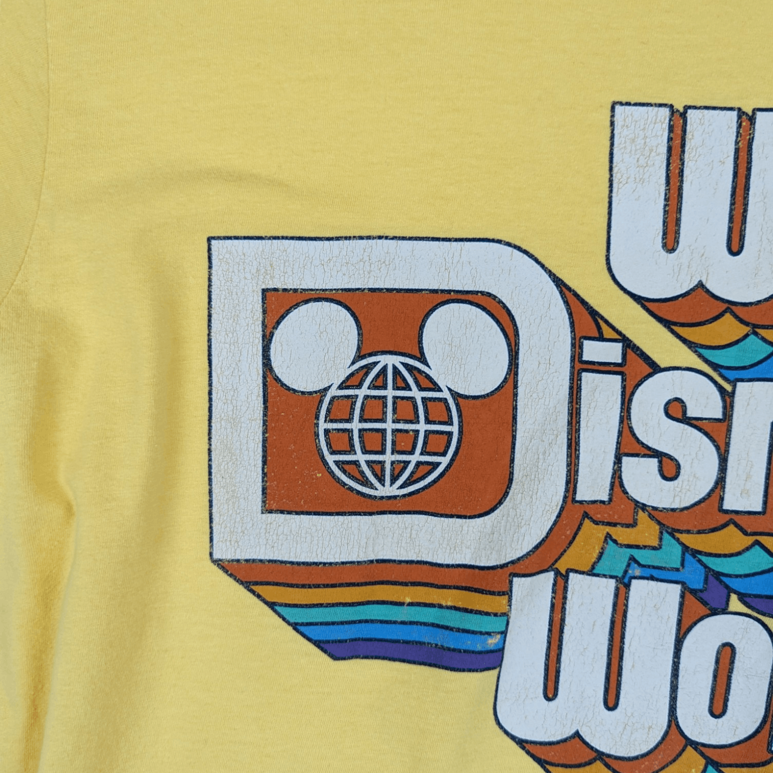 Disney WALT DISNEY World Big Spell Out T-Shirt Size US L / EU 52-54 / 3 - 6 Thumbnail