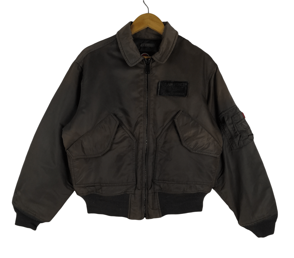 Vintage Vintage Lucky Strike Bomber Jacket U.S Air Force Jacket Size US M / EU 48-50 / 2 - 1 Thumbnail