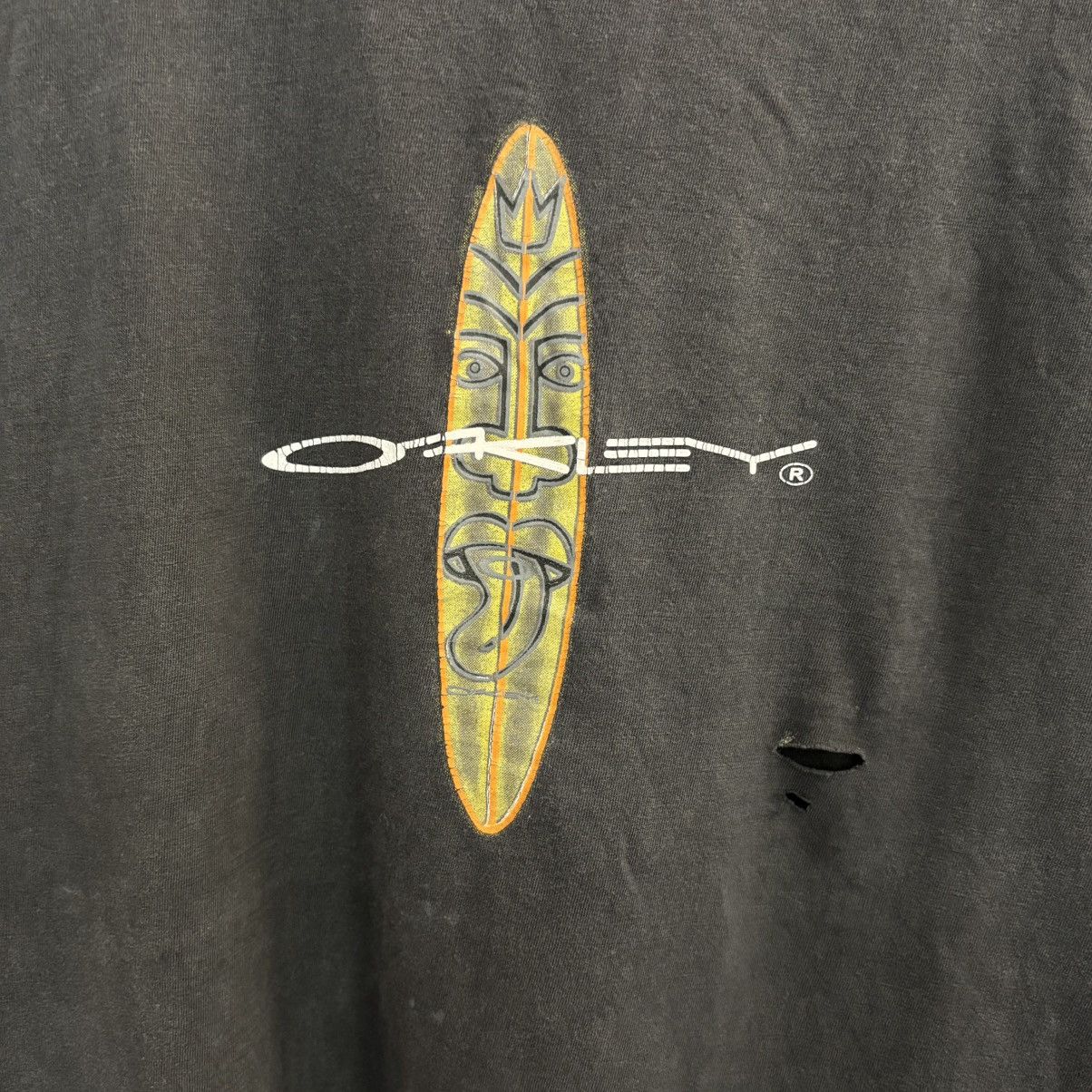 Oakley Vintage Faded Oakley Black T shirt Size US M / EU 48-50 / 2 - 2 Thumbnail