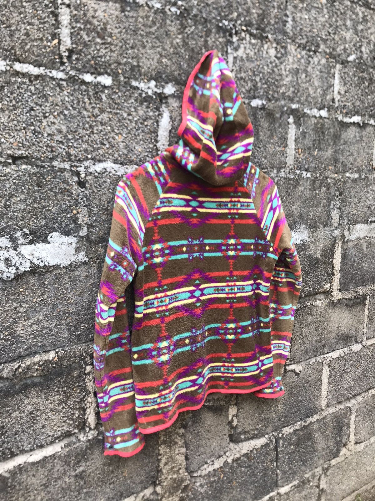Japanese Brand × Native 💥Vintage Titicaca Fleece Mulitcolour Hoodie Jacket Size M / US 6-8 / IT 42-44 - 12 Thumbnail