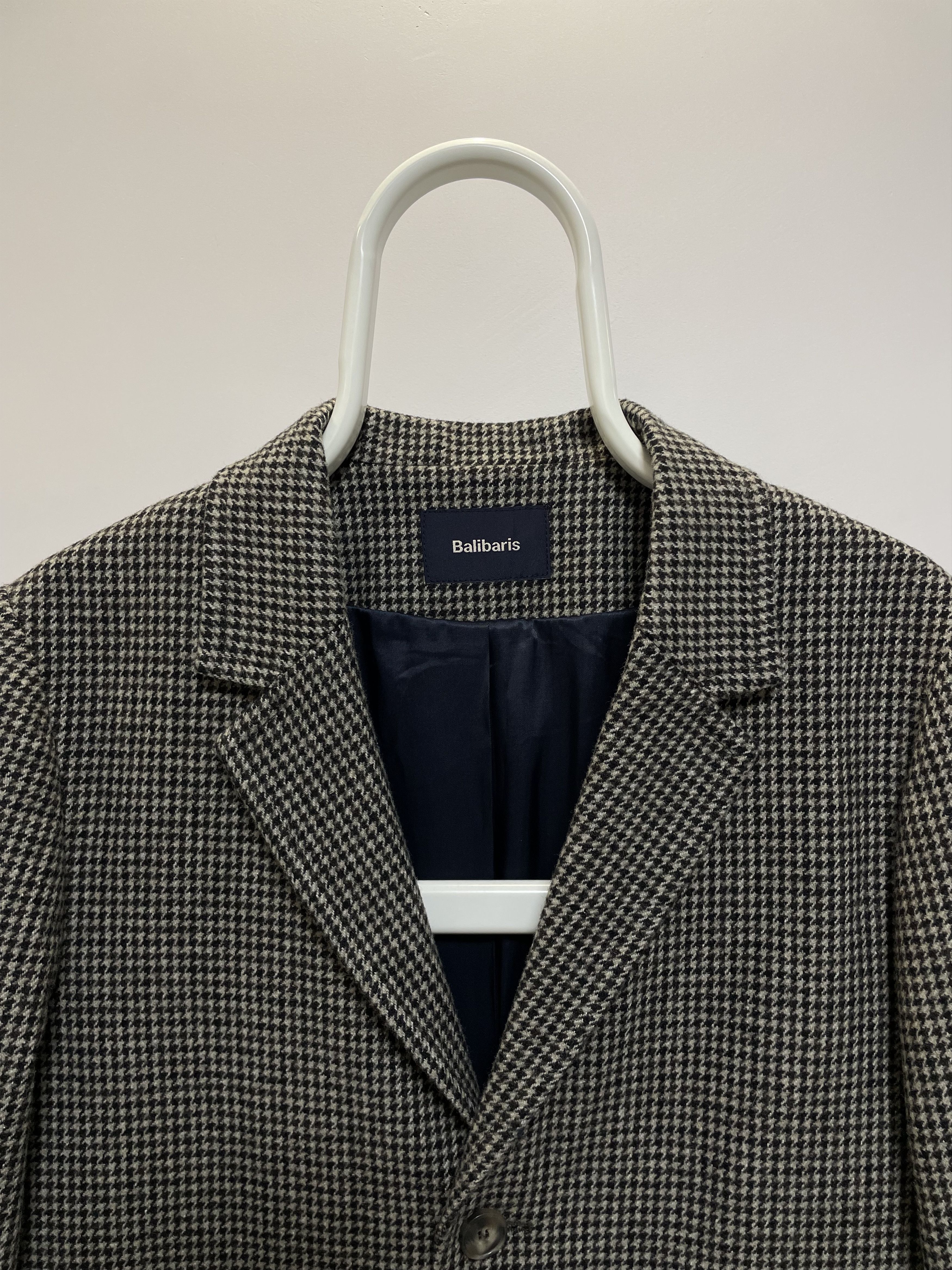 Balibaris Balibaris Overcoat Tweed Wool Coat Edmond Jacket Trench Mens Size US S / EU 44-46 / 1 - 9 Thumbnail