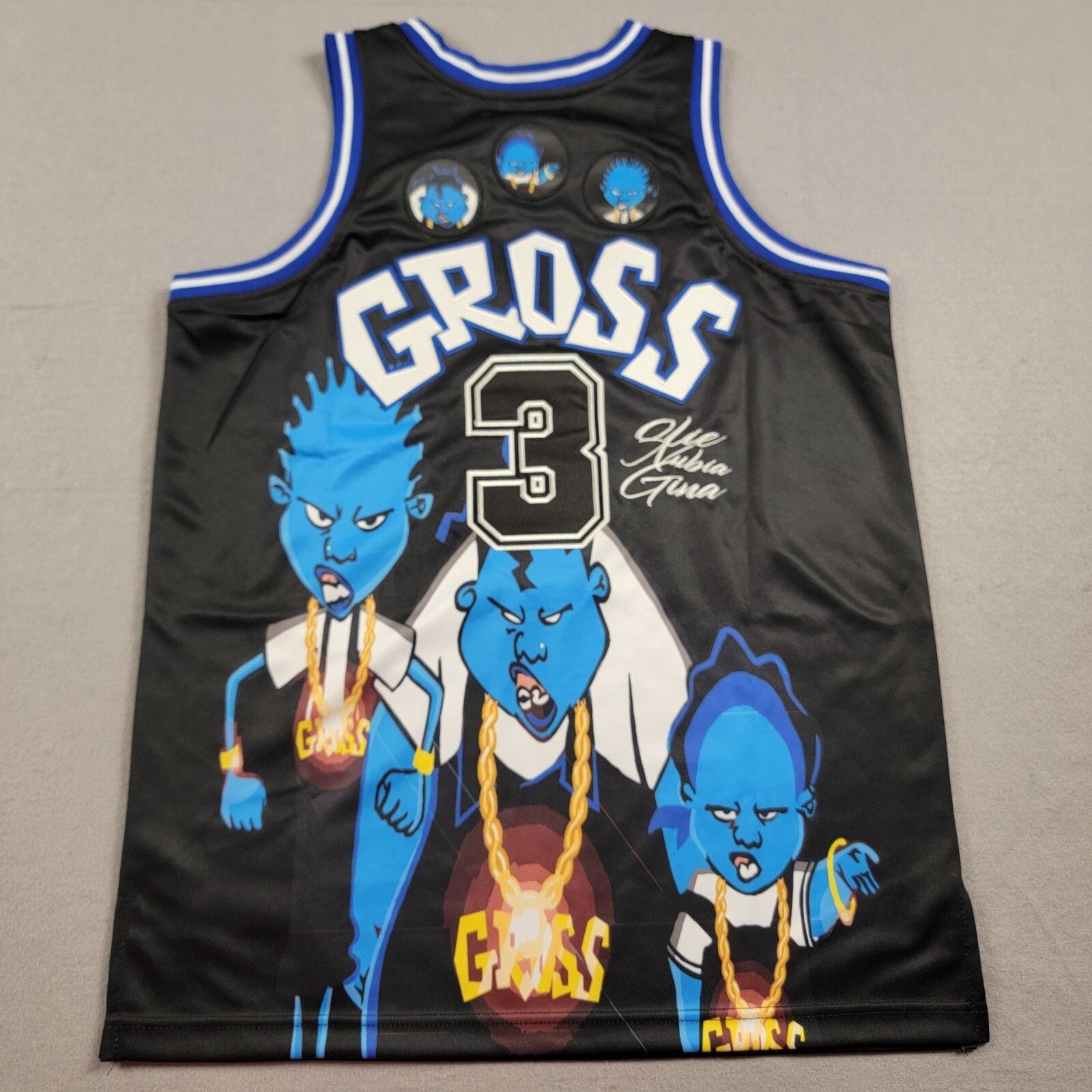 FirstGear Headgear Classics The Gross Sisters Basketball Jersey Sz M Size US M / EU 48-50 / 2 - 2 Thumbnail