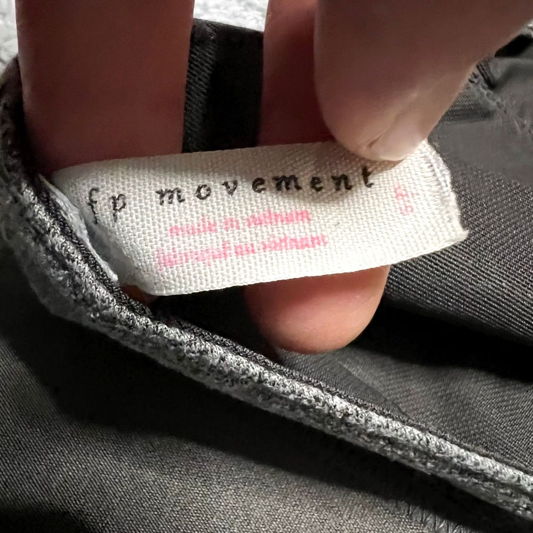Free People Free People FP Movement Sports Bra Womens Small Just Breathe Gray S Womens Gray Sports Bra Size ONE SIZE - 5 Thumbnail