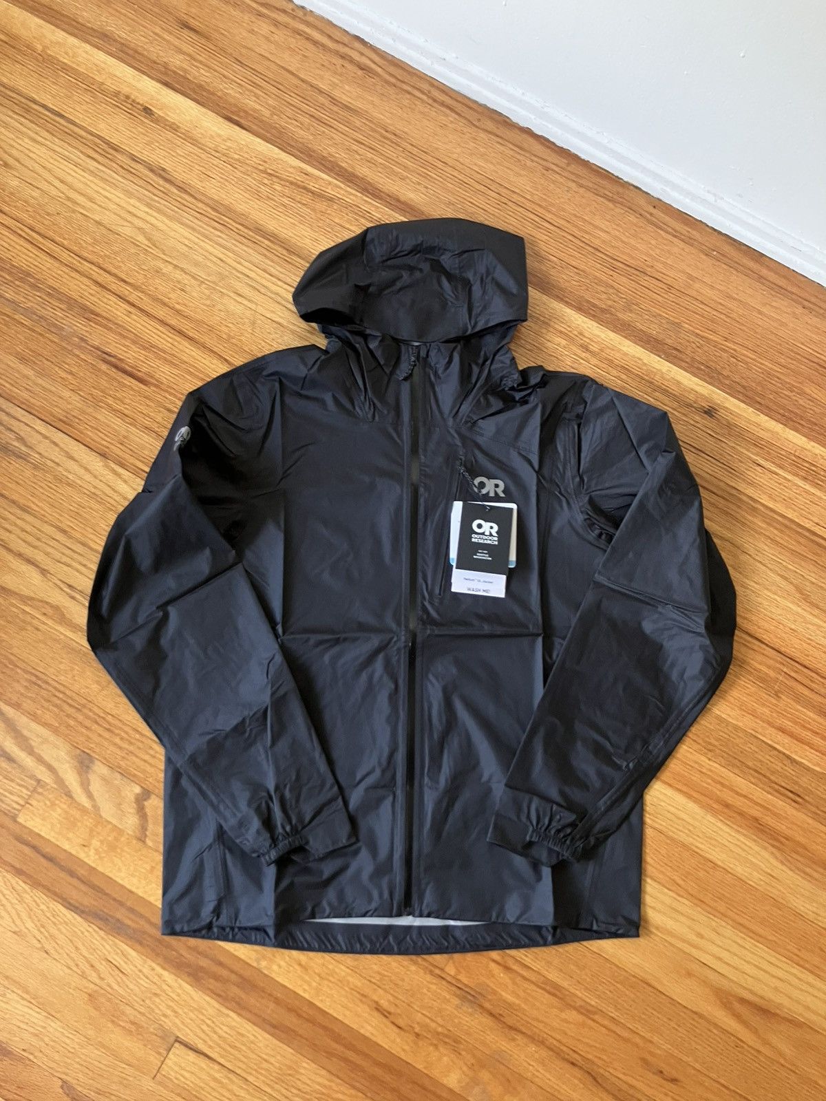 Outdoor Research Helium UL Rain Jacket Black Size US M / EU 48-50 / 2 - 1 Thumbnail