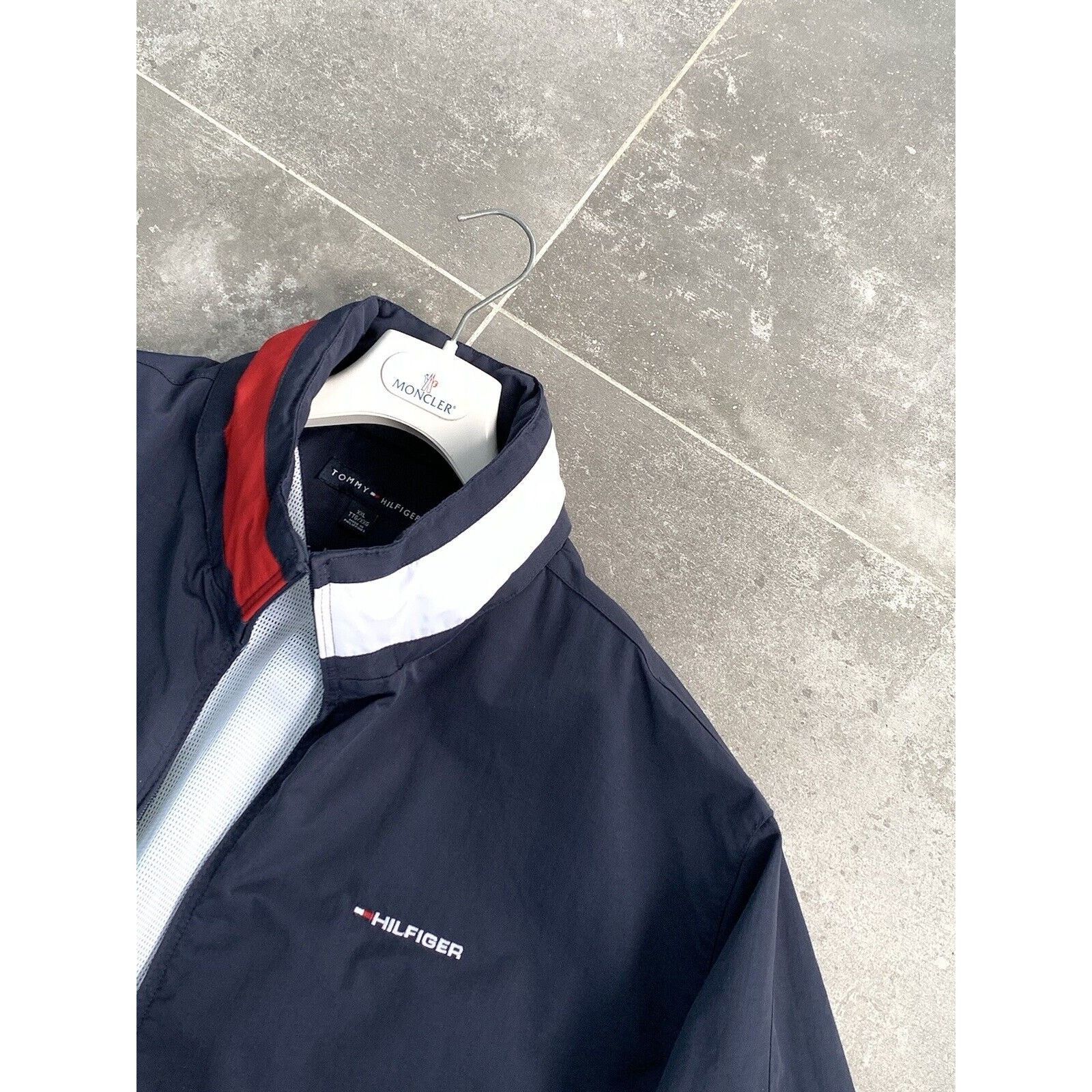 Tommy Hilfiger × Vintage Mens TOMMY HILFIGER Y2K Logo Bomber Jacket Coat XXL 2XL EU56 Size US XXL / EU 58 / 5 - 17 Thumbnail