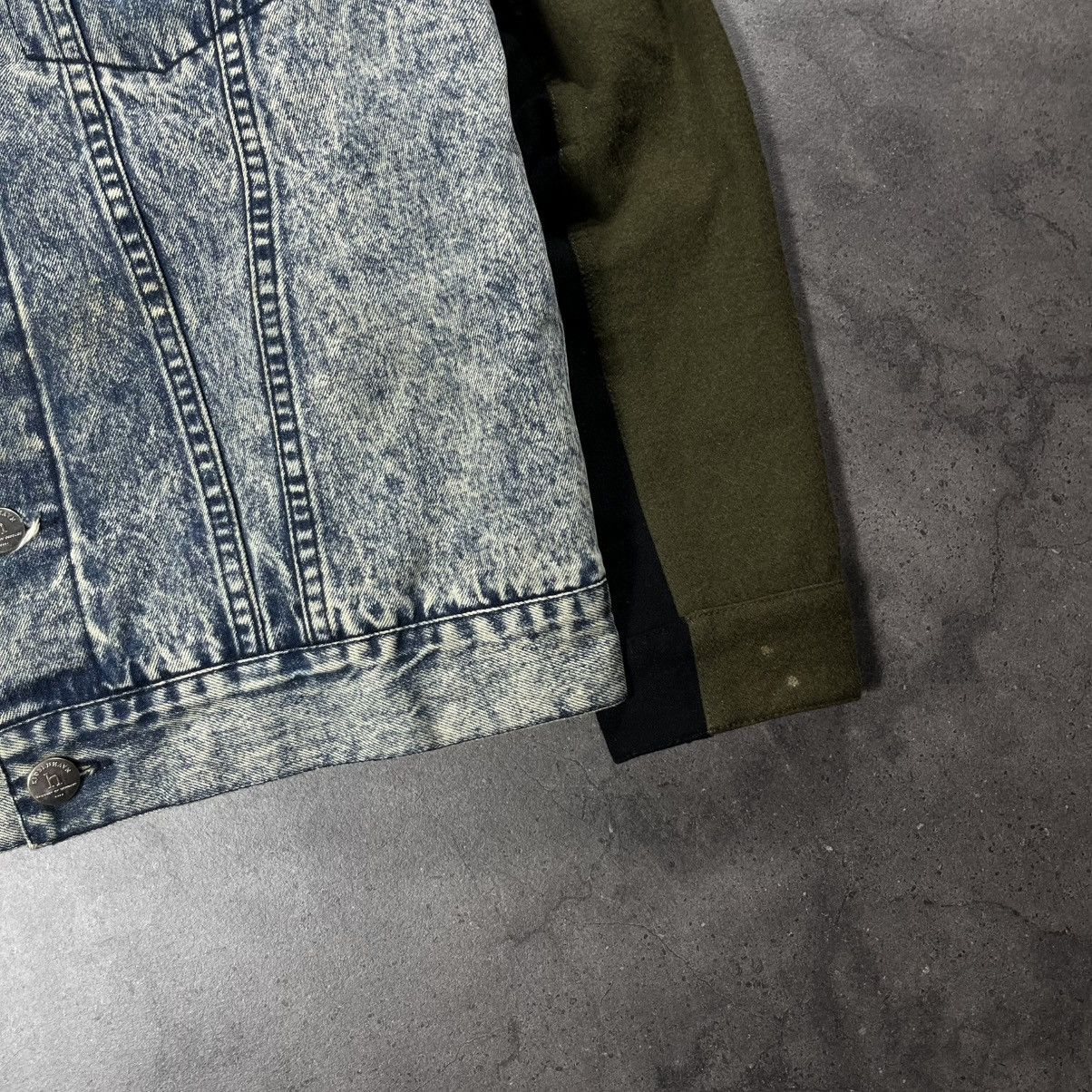 Han Kjobenhavn Vintage Han Kjobenhavn Patchwork Sherpa Trucker Denim Jacket Size US S / EU 44-46 / 1 - 5 Thumbnail