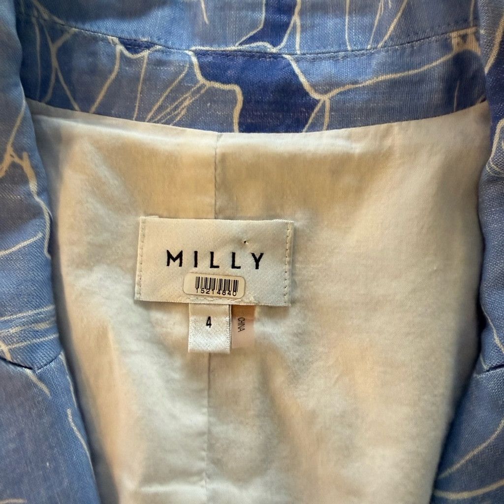 MILLY Milly Avery Waterlily Blazer Size S / US 4 / IT 40 - 9 Thumbnail