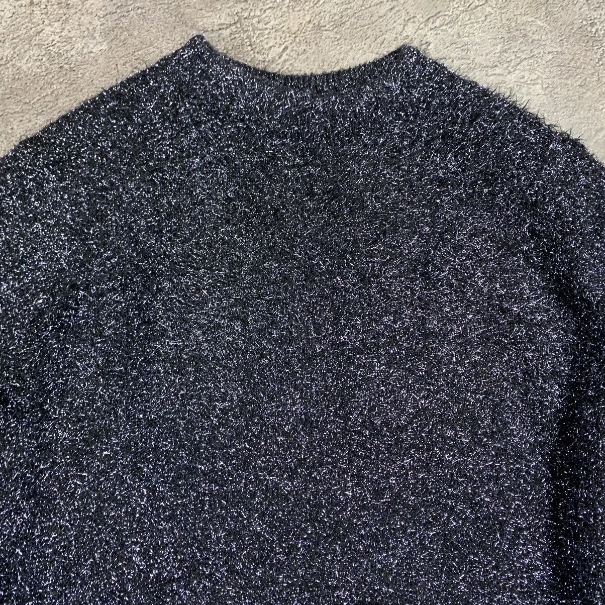 Vintage Vintage Y2K ABSTRACT MOHAIR SWEATER Knitted Flower 90s Size L / US 10 / IT 46 - 4 Thumbnail
