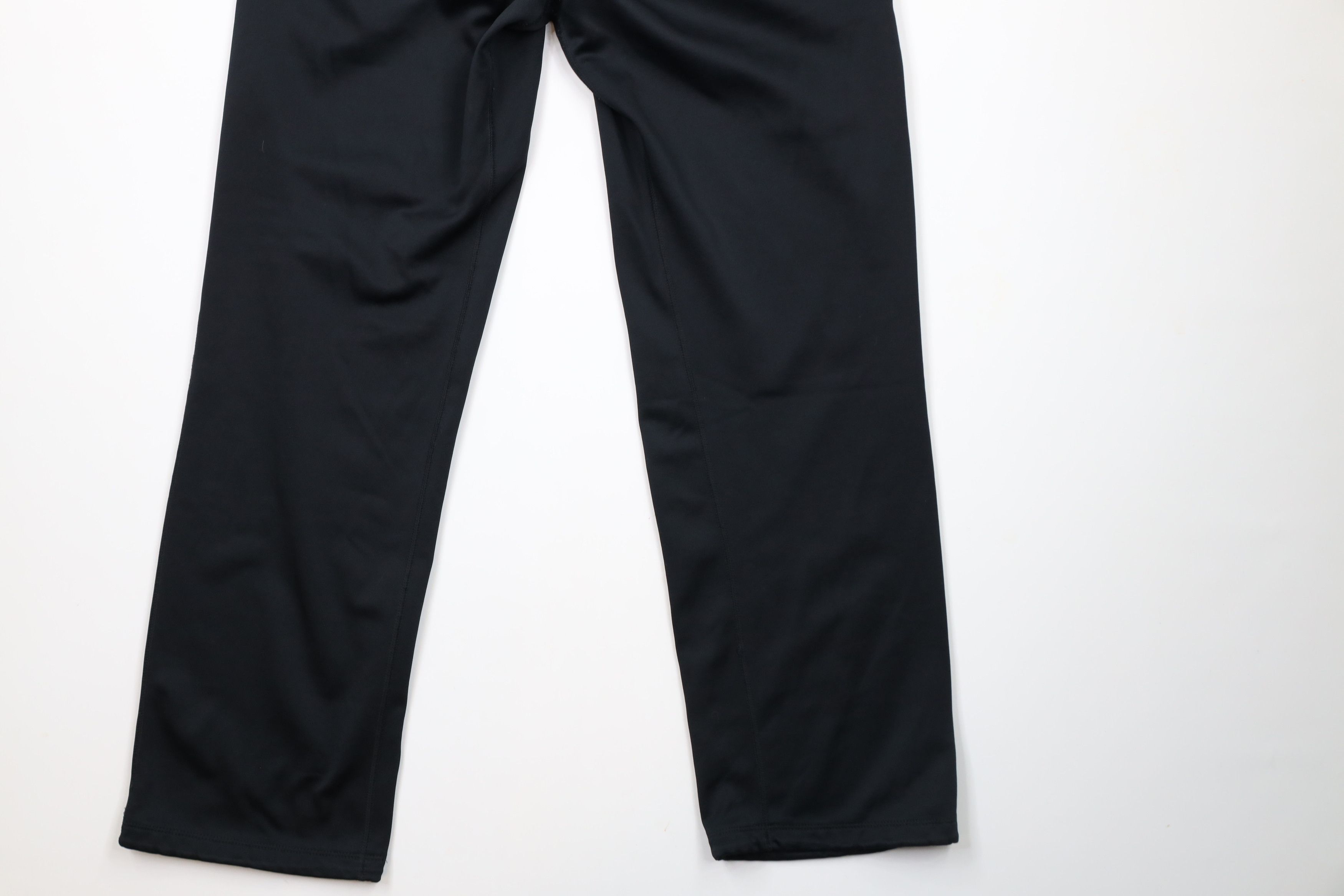 Nike × Vintage Vintage Nike Scott Mini Swoosh Wide Leg Sweatpants Black Size US 34 / EU 50 - 13 Thumbnail