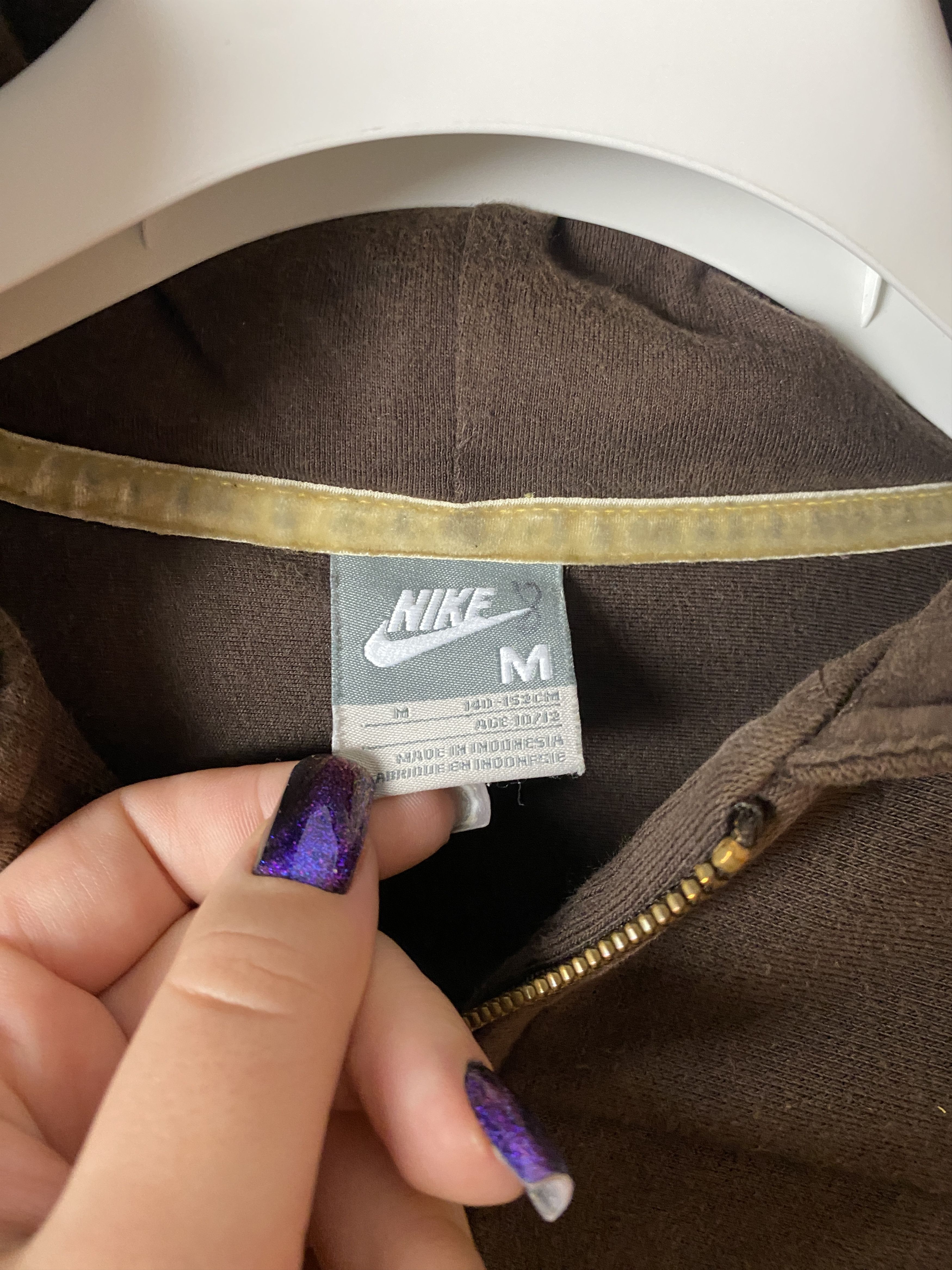 Nike × Vintage Nike vintage y2k 00s Ronaldinho 10 zip-up hoodie Size XS / US 0-2 / IT 36-38 - 3 Thumbnail