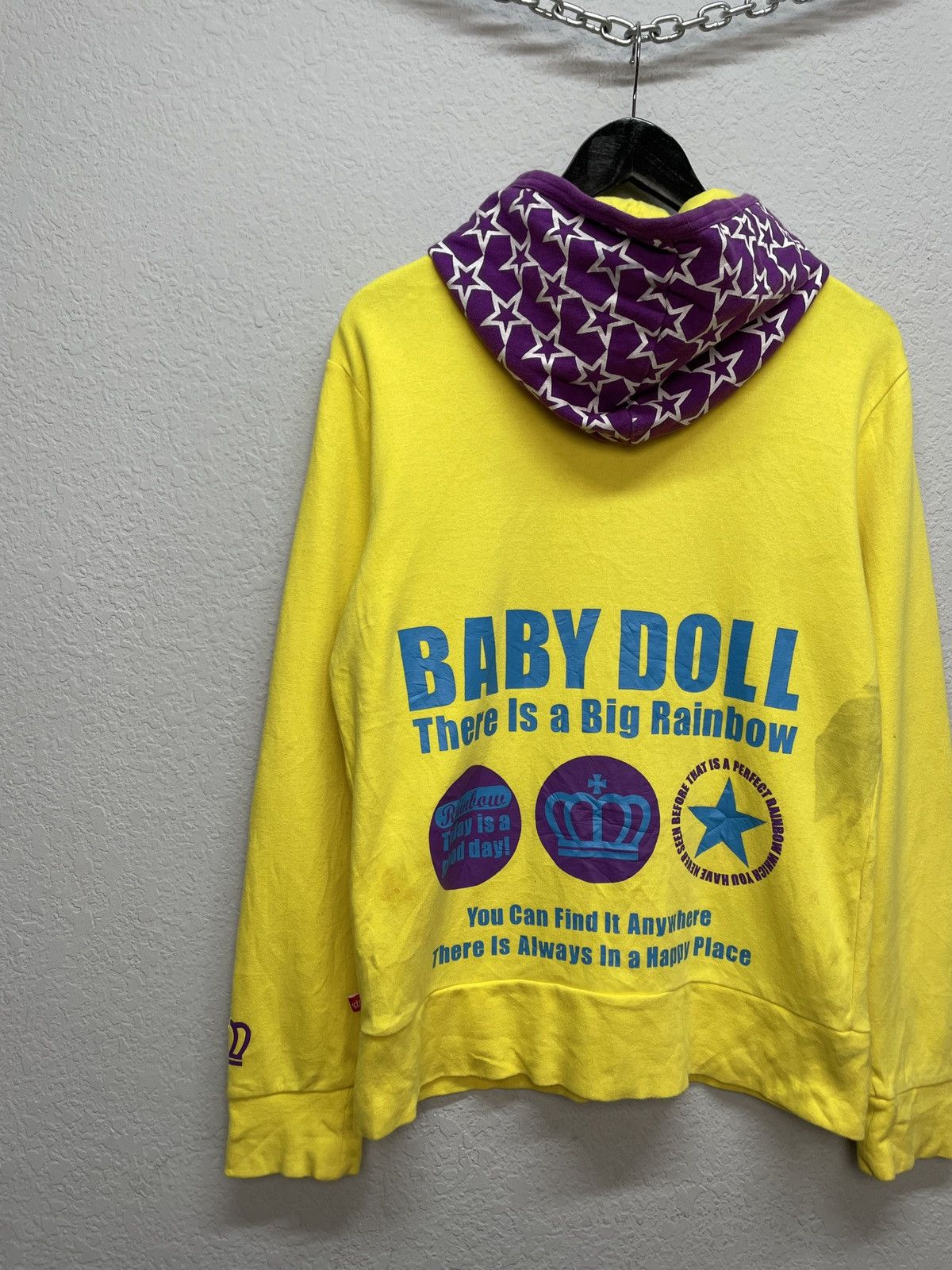 Japanese Brand Vintage Y2K Baby Doll Japanese Style Zip Hoodie Wiwiene Size US M / EU 48-50 / 2 - 8 Thumbnail