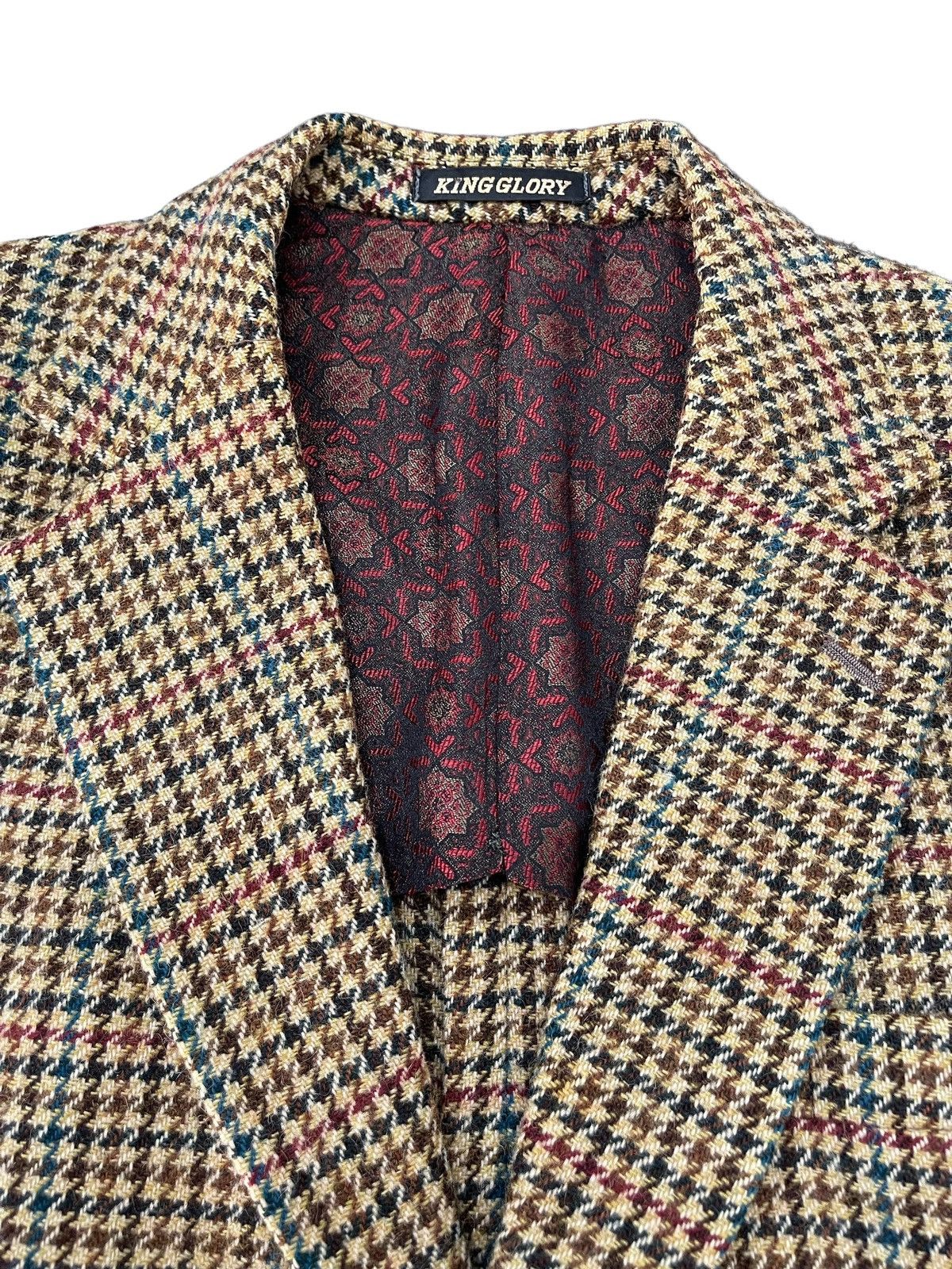 Harris Tweed Vintage Finest Tweed England Blazer Coat Size US L / EU 52-54 / 3 - 6 Thumbnail
