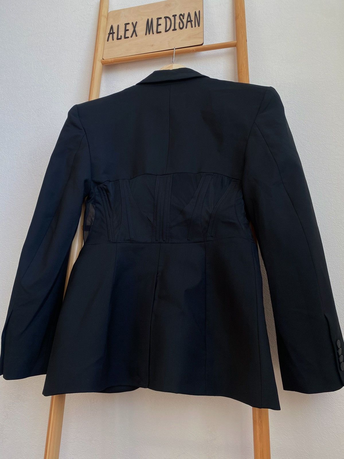 Mugler Mugler x H&M Corset Style Wool Blazer Size M / US 6-8 / IT 42-44 - 17 Thumbnail