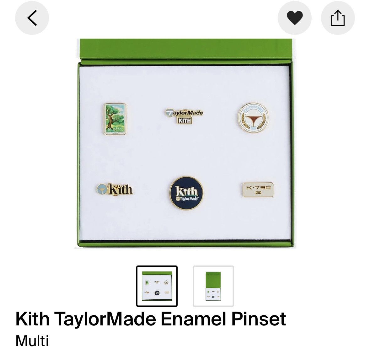 Kith × TaylorMade Kith Taylormade enamel badge Size ONE SIZE - 3 Thumbnail