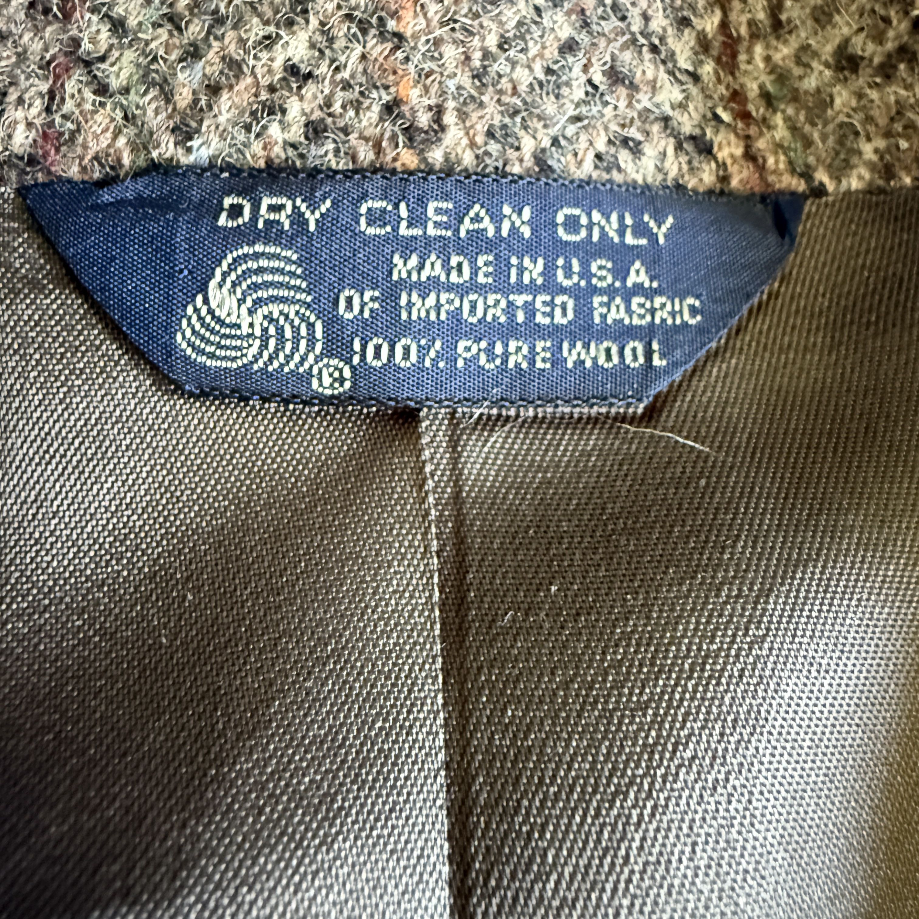 Harris Tweed Kuppenheimer Harris Tweed Sport Coat 42R Brown Size 42R - 5 Thumbnail