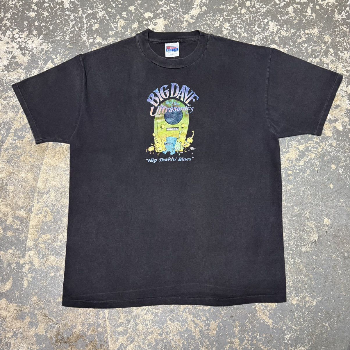 Other Vintage Big Dave And The Ultrasonics Hip Shaking Blues Tshir Size US XL / EU 56 / 4 - 1 Thumbnail