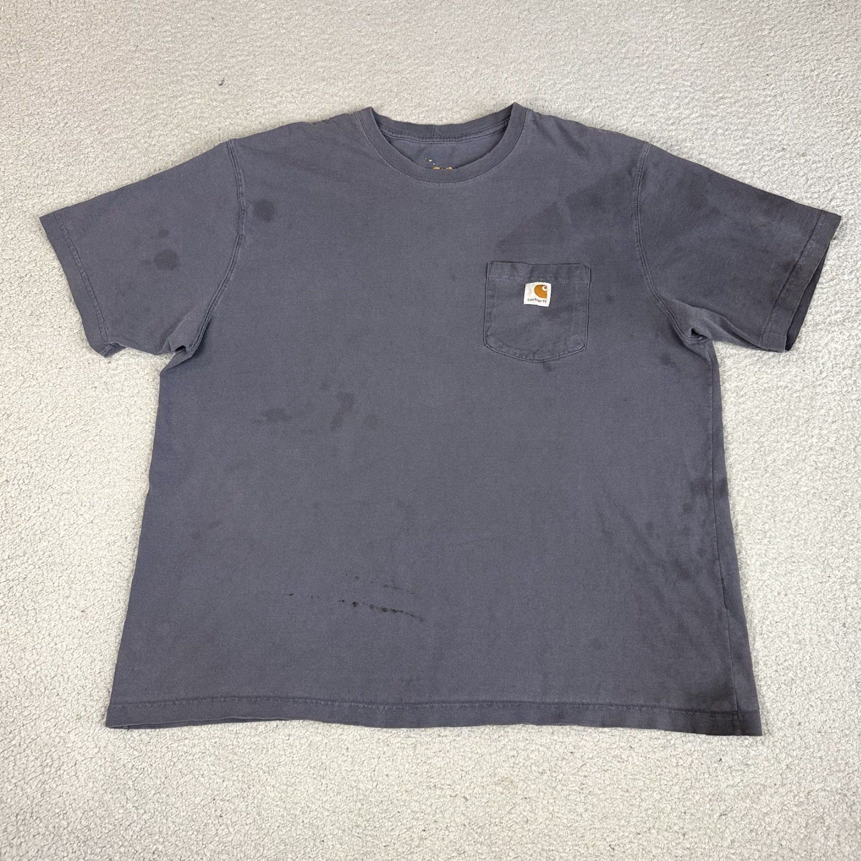 Carhartt VINTAGE Carhartt Shirt Mens XXL Gray Pocket Work Causal K87 Distressed Short Sleeve Size US XXL / EU 58 / 5 - 2 Thumbnail