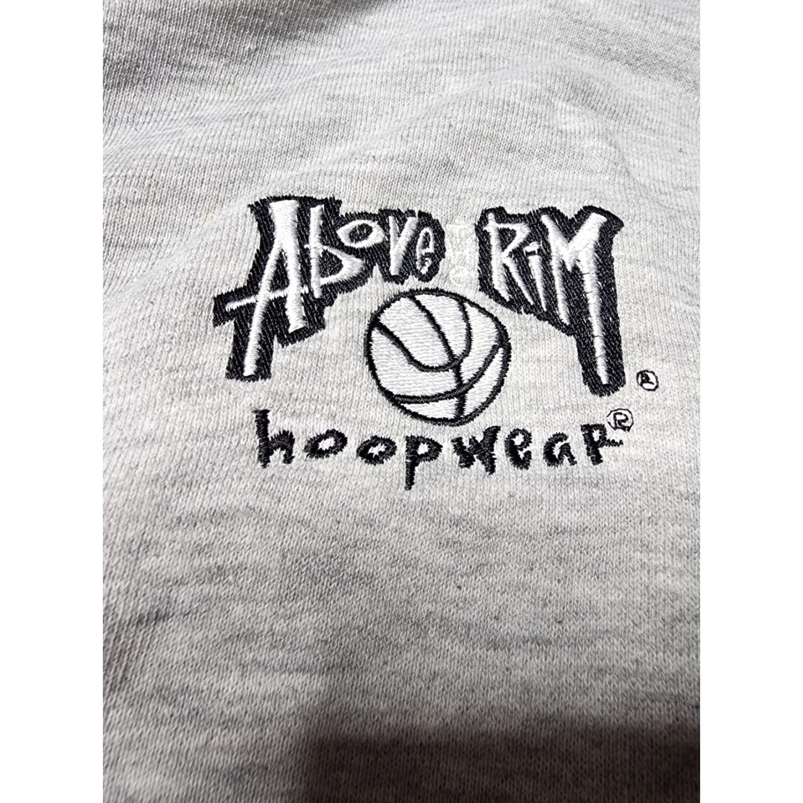 Reebok VINTAGE Reebok Hoodie Mens 2XL Gray 90s Basketball Above the Rim Hoopwear Logo Pullover Size US XXL / EU 58 / 5 - 2 Thumbnail