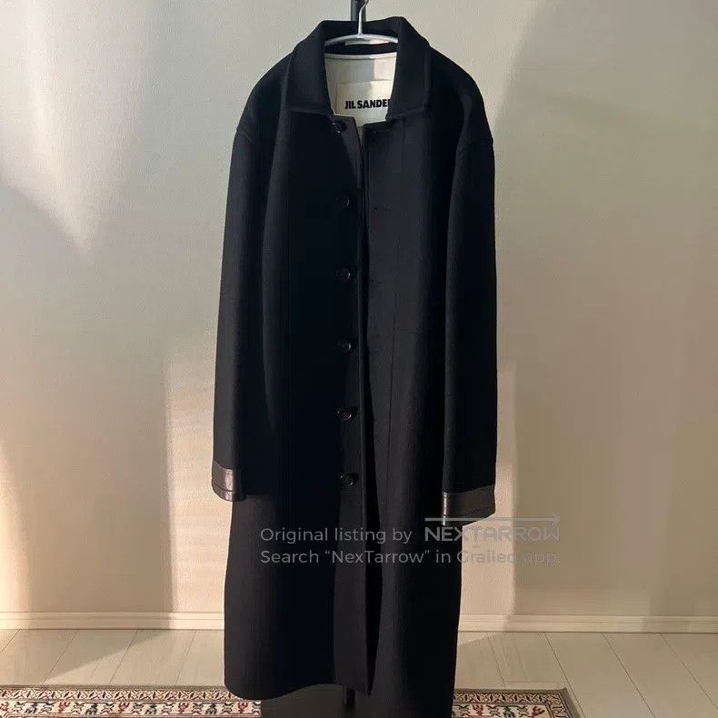 Jil Sander Jil Sander size 48 Long black coat. Size M / US 6-8 / IT 42-44 - 1 Thumbnail