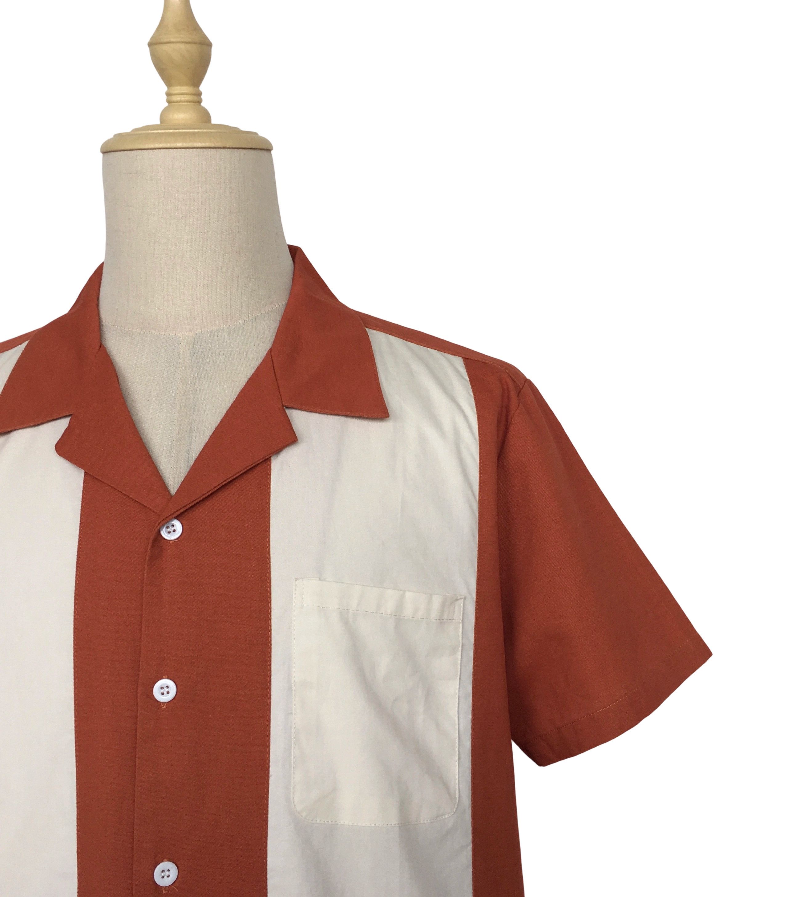 Other Vintage Style Western Shirts Bowling Shirts-sienna Size US XL / EU 56 / 4 - 5 Thumbnail
