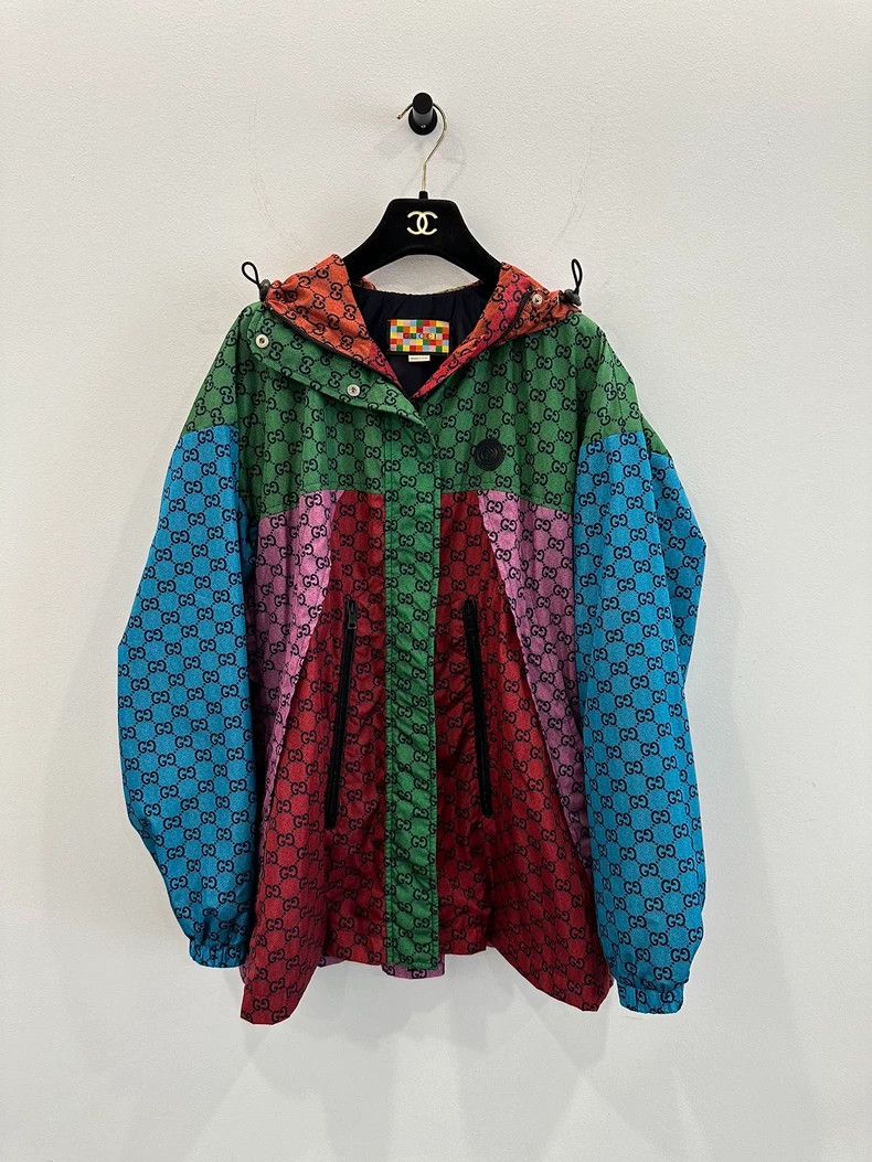 Gucci Gucci Rainbow old flower full print logo four-color matchin Size US S / EU 44-46 / 1 - 1 Thumbnail