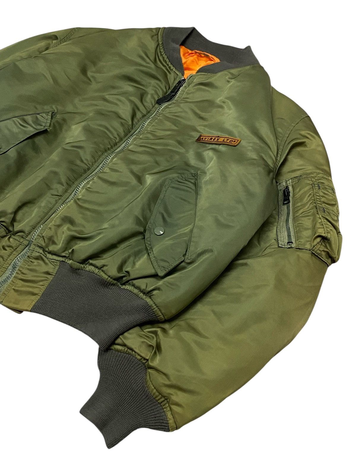 Avirex Vintage Avirex MA-1 Sun Faded Bomber Jacket Size US L / EU 52-54 / 3 - 23 Thumbnail