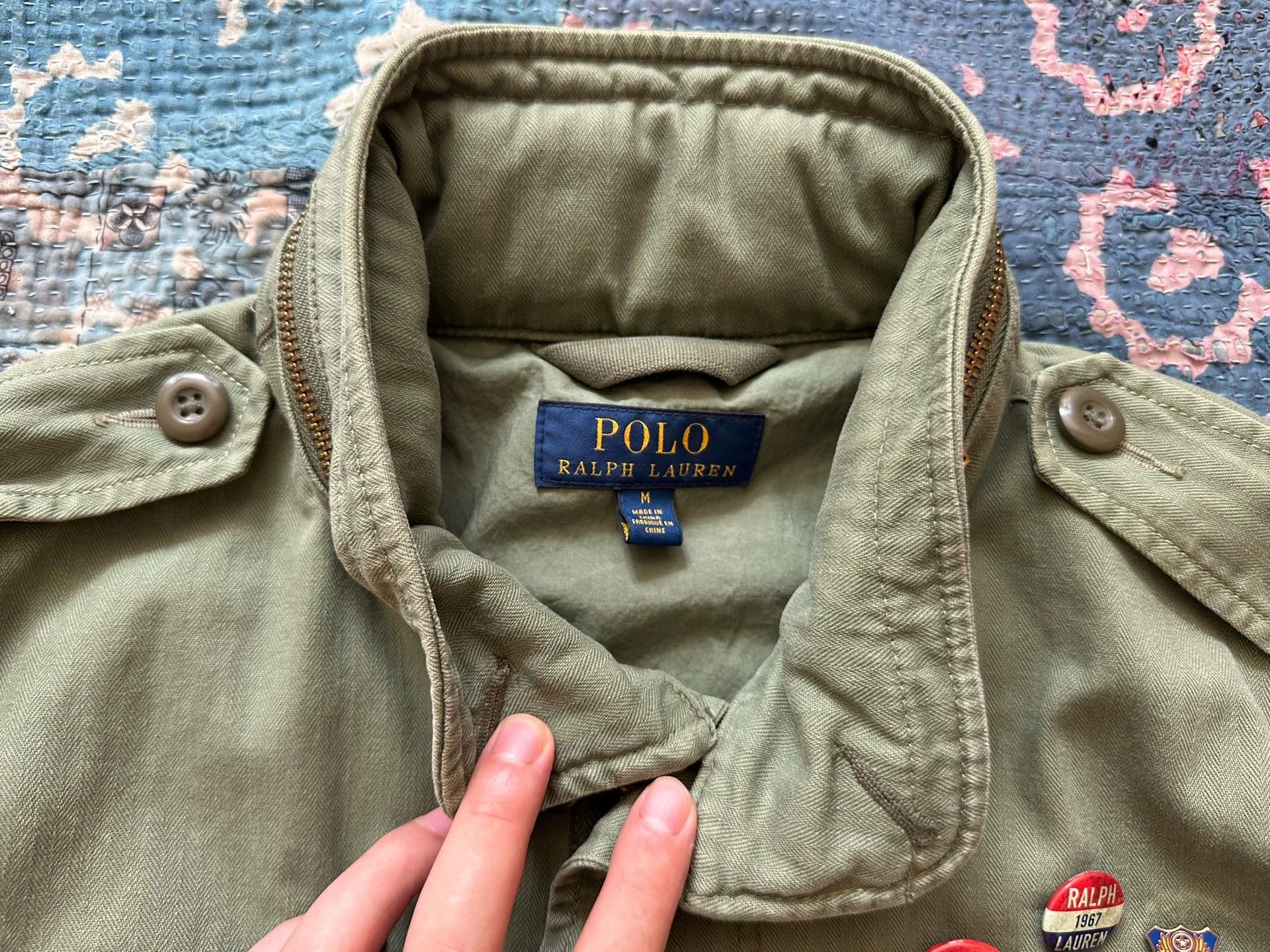 RRL Ralph Lauren RRL Anti-War M65 Jacket M Good Condition Size US M / EU 48-50 / 2 - 3 Thumbnail