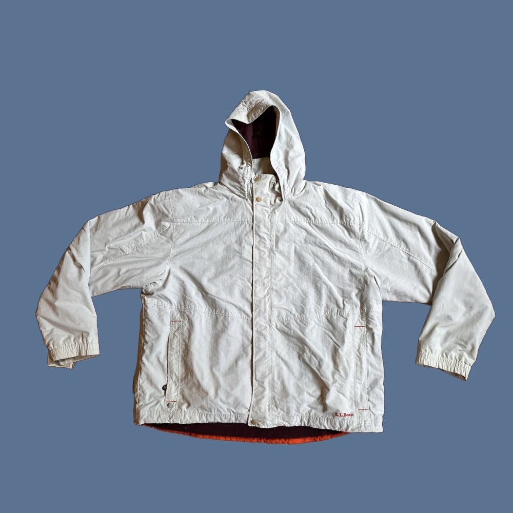 Vintage L.L. Bean Winter Jacket Men’s 2XL White Interchange Zip In Fleece Purple Jacket Size US XXL / EU 58 / 5 - 1 Thumbnail
