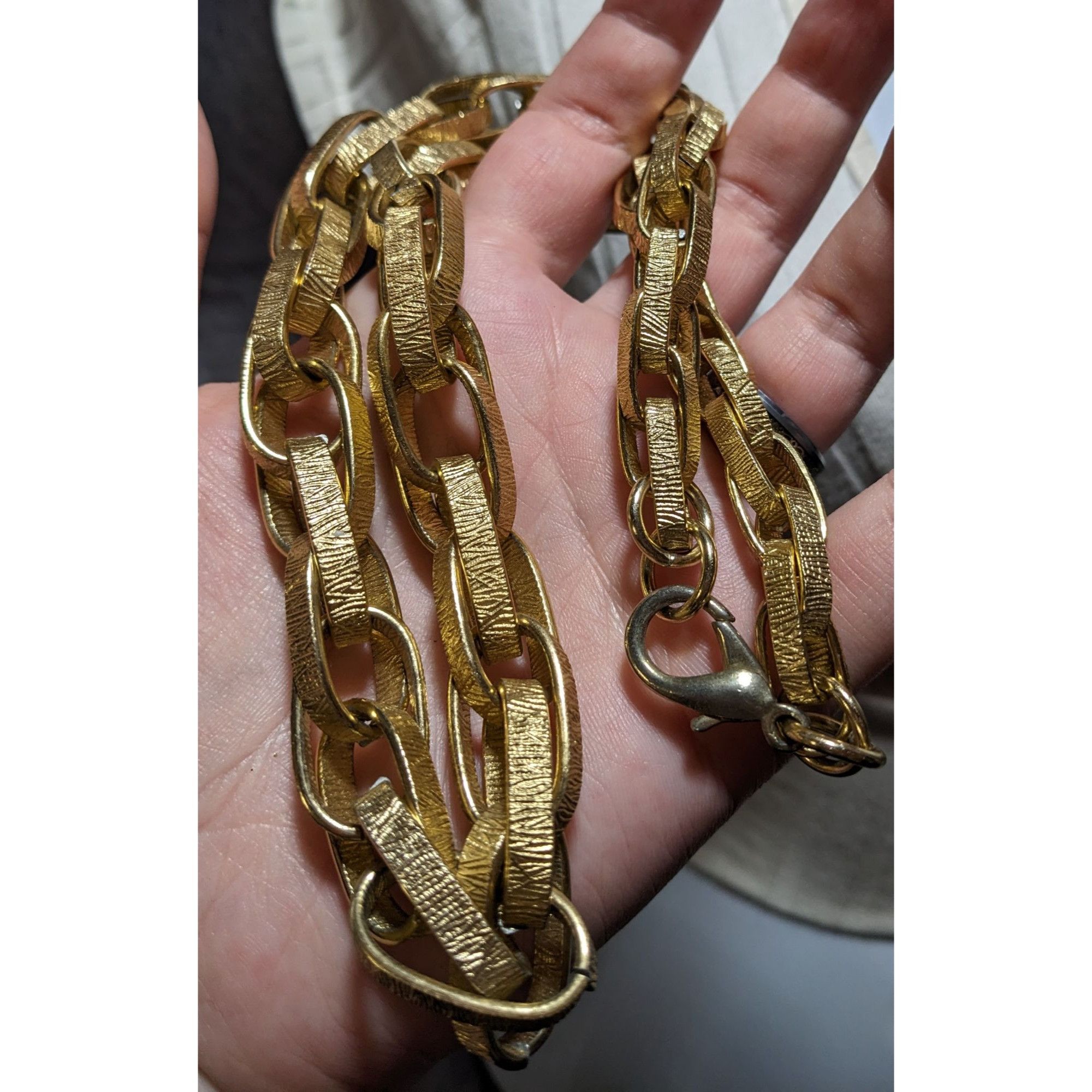 Other Chunky Gold Glam Chain Necklace Size ONE SIZE - 9 Thumbnail