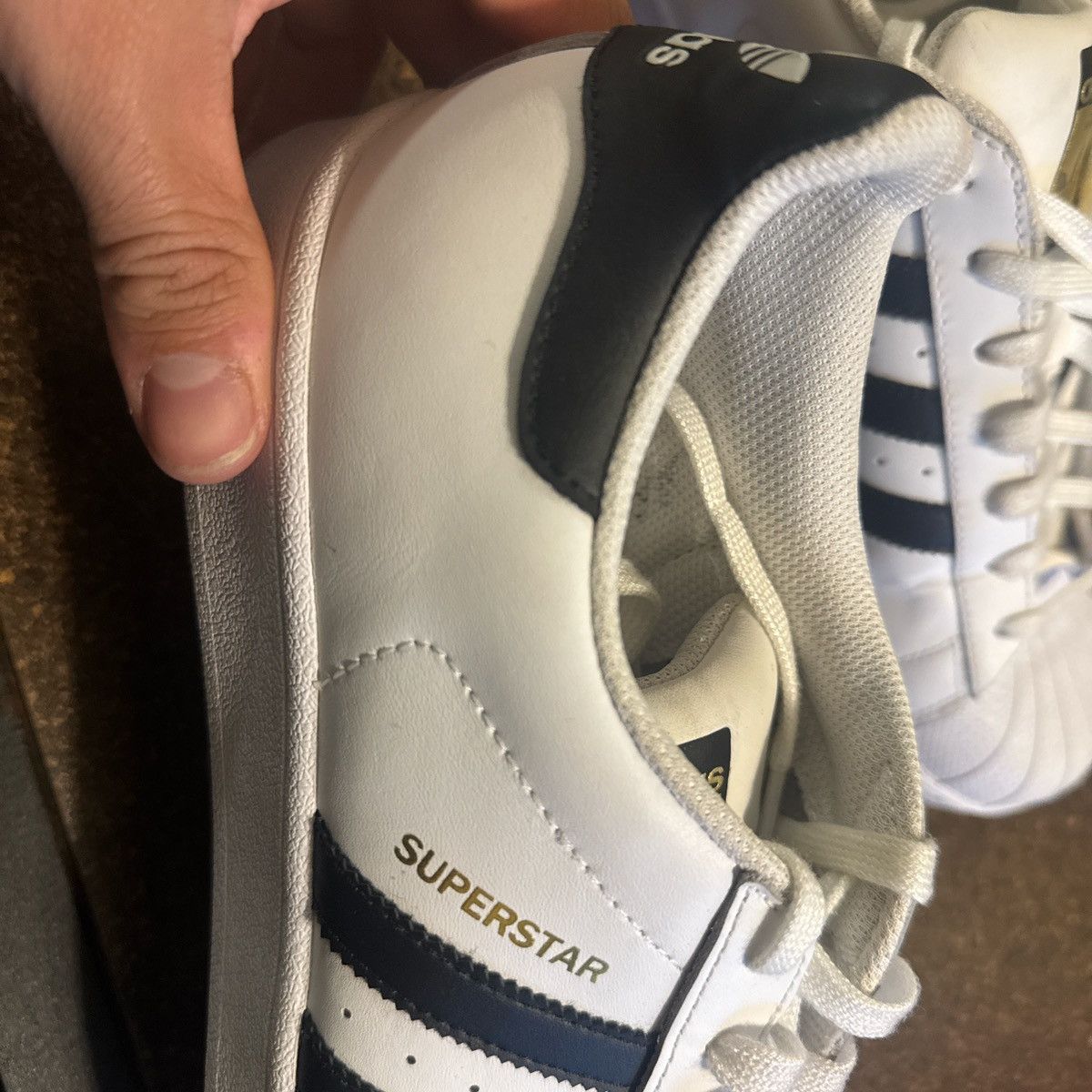 Adidas Adidas Superstars White Size 10.5 Size US 10.5 / EU 43-44 - 5 Thumbnail