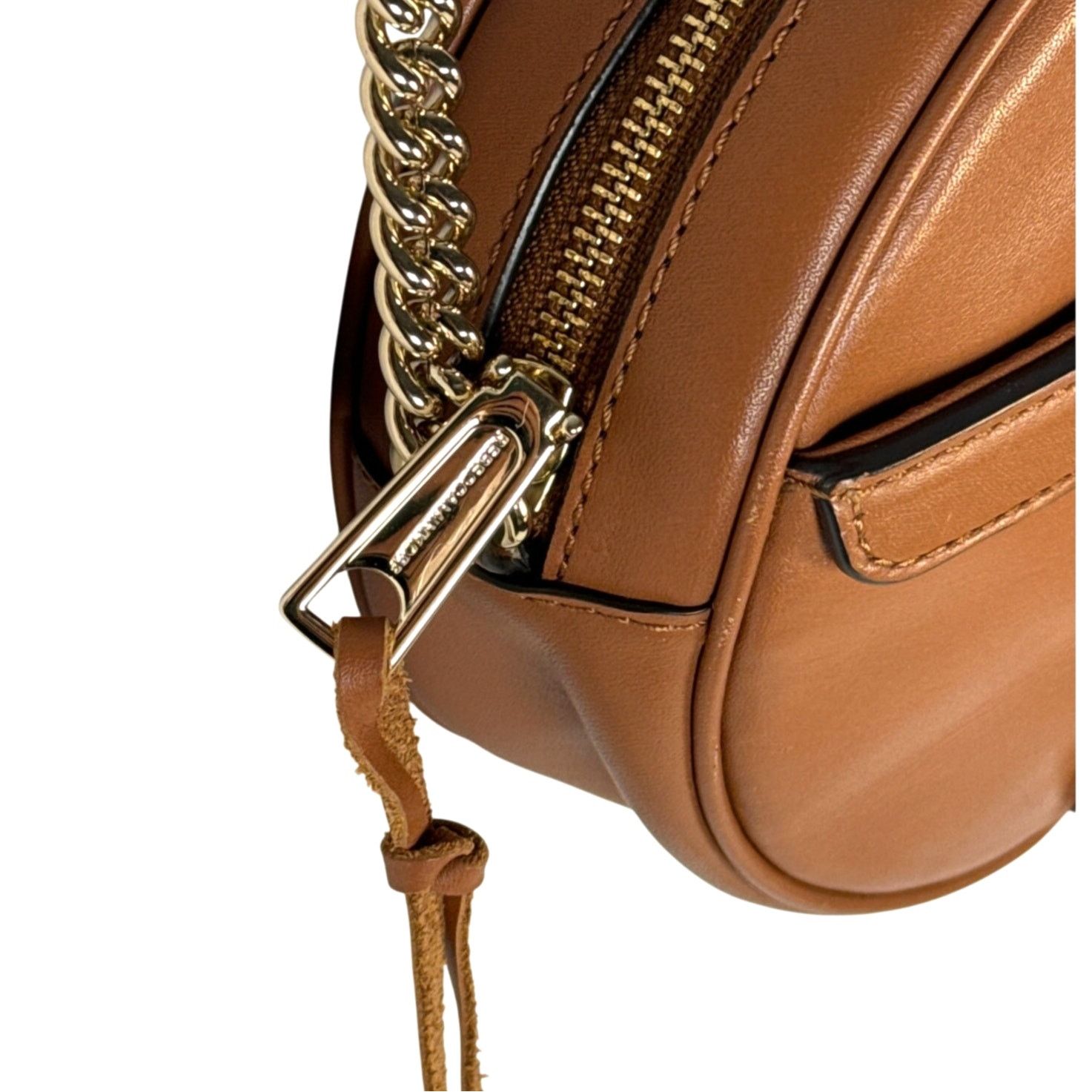 Rebecca Minkoff Vintage Rebecca Minkoff Brown Leather Round Bag w Dust Bag Size ONE SIZE - 6 Thumbnail