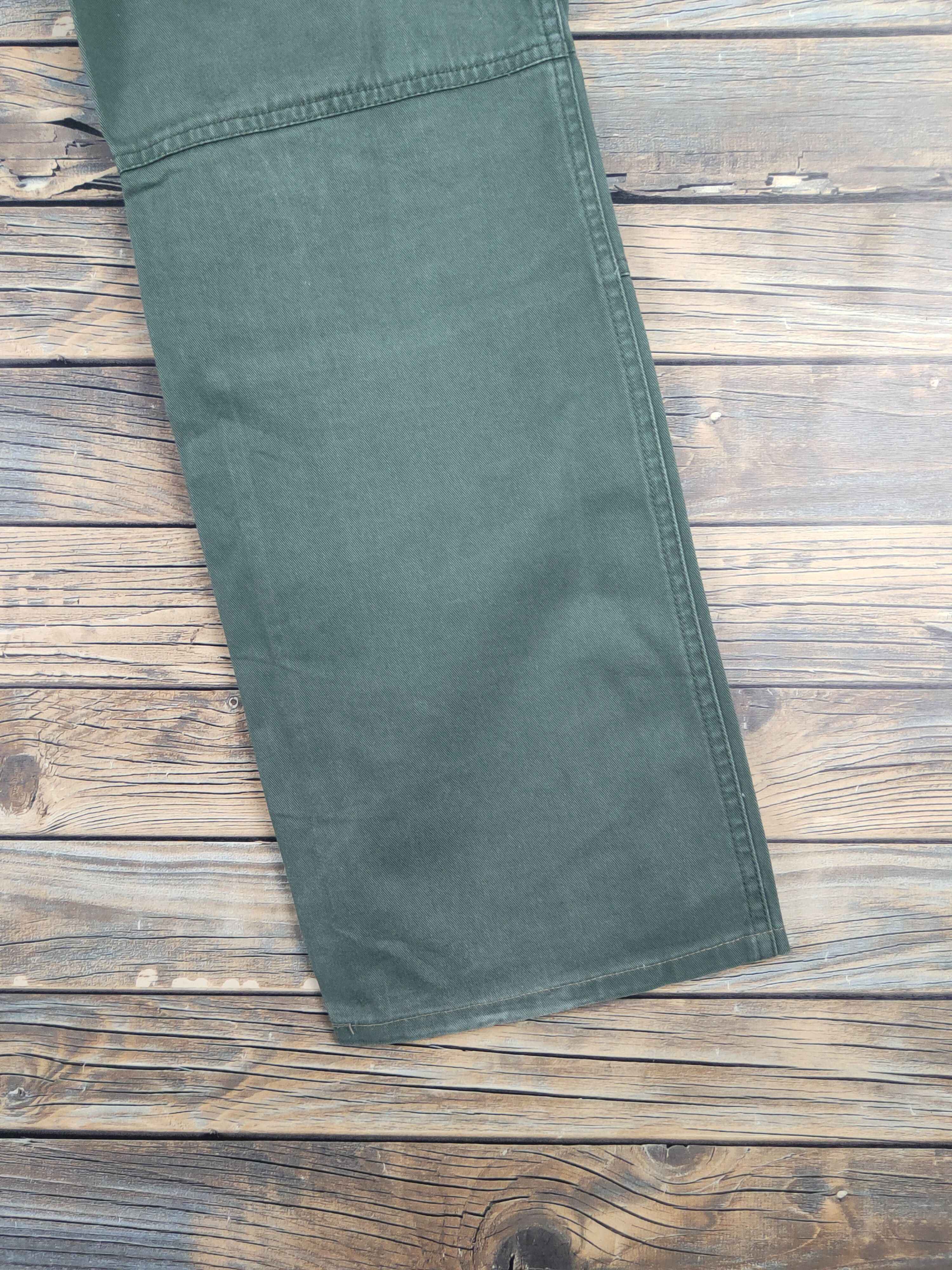 Japanese Brand DL Japanese Brand Green Multipocket Cargo Pants #1582 Size US 31 - 11 Thumbnail
