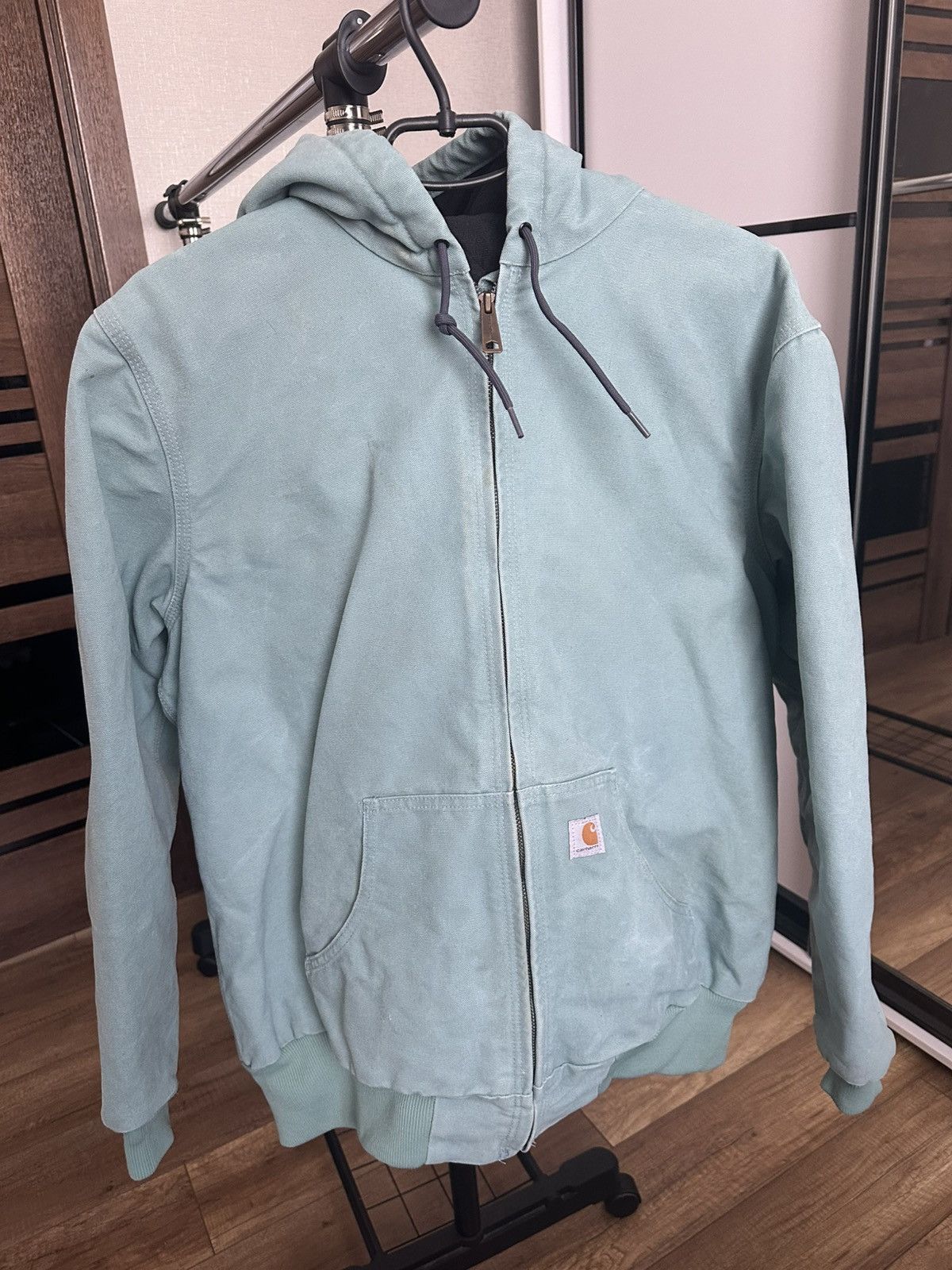 Carhartt Carhartt Active Zip Hooded Jacket Bomber 90s Size US L / EU 52-54 / 3 - 2 Thumbnail