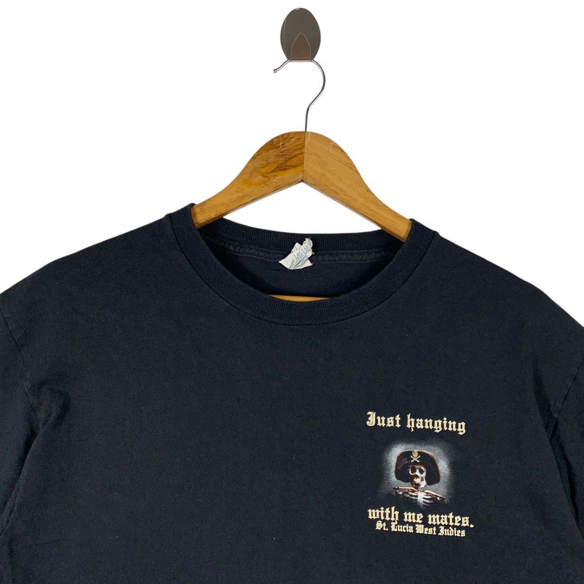 Vintage Vintage JUST HANGING with me mates big logo tee Size US M / EU 48-50 / 2 - 3 Thumbnail