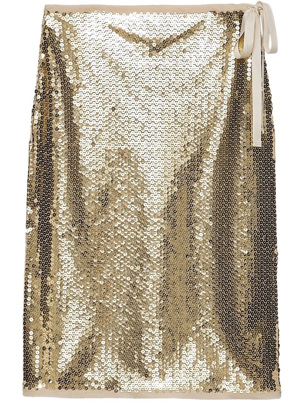 Prada SEQUINED PENCIL SKIRT Size 28" / US 6 / IT 42 - 1 Thumbnail