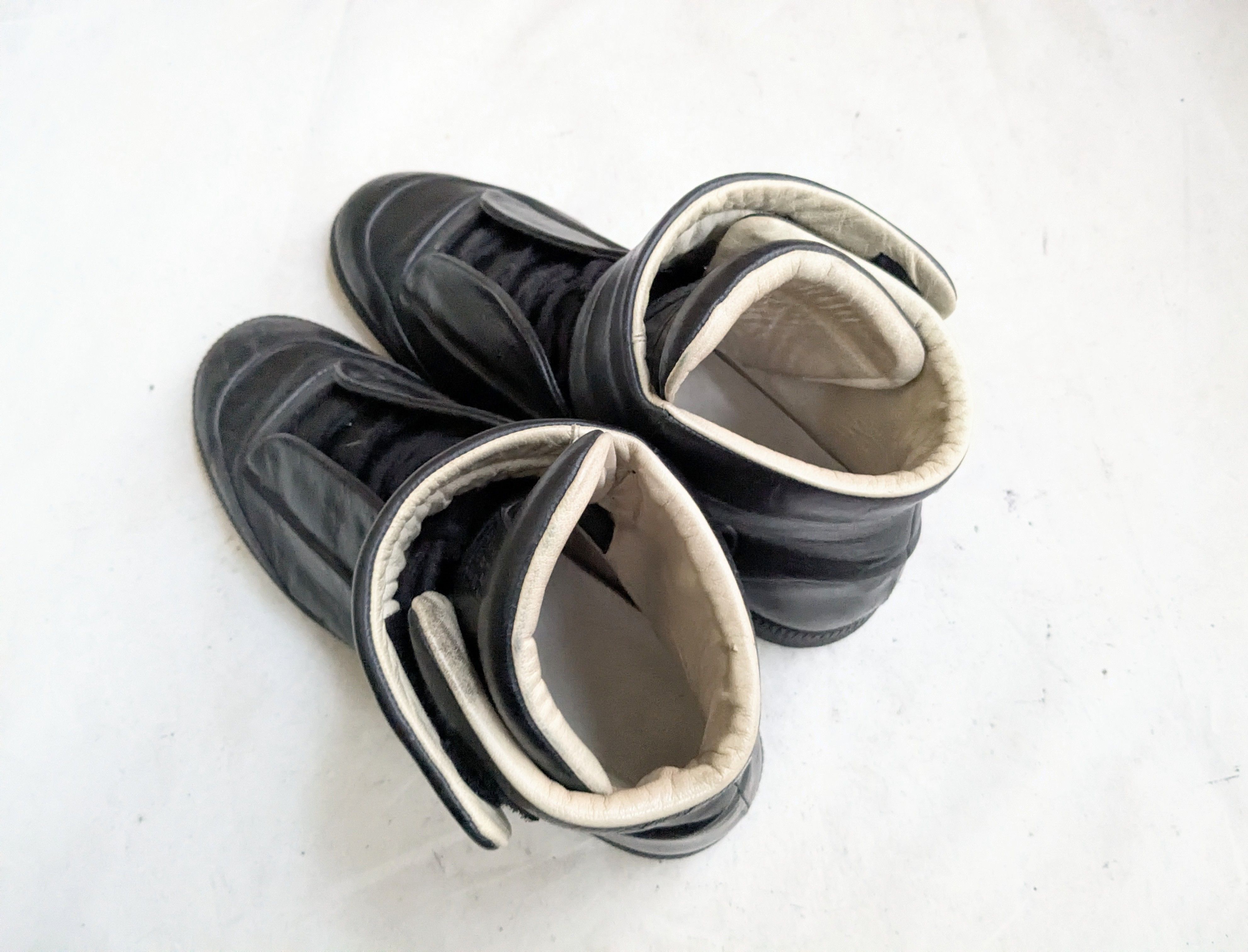 Maison Margiela Maison Margiela Future Black 12 45 High Tops Leather Size US 12 / EU 45 - 15 Thumbnail