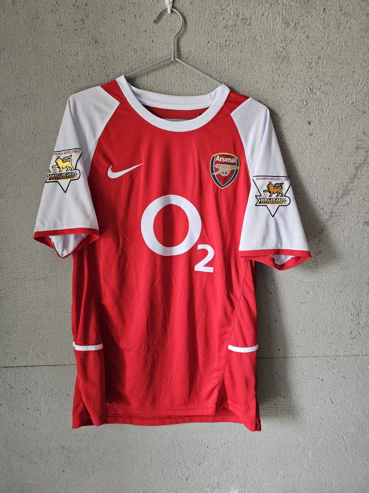 Nike 2002 2003 Arsenal #14 Thierry Henry Jersey Size US L / EU 52-54 / 3 - 2 Thumbnail