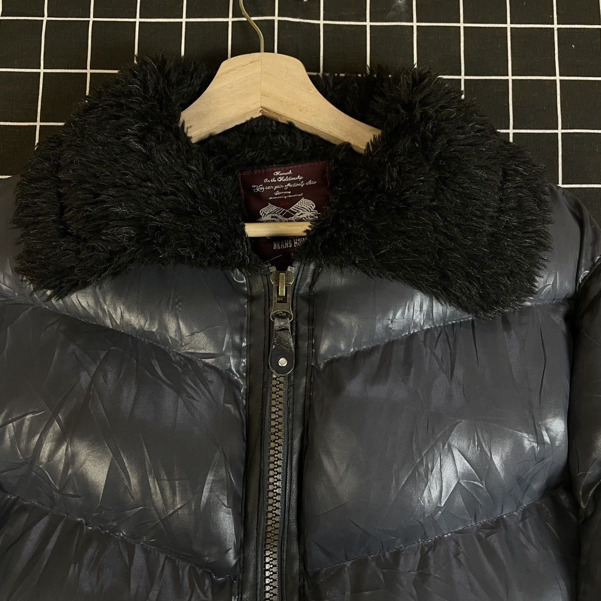 If Six Was Nine 🇯🇵 BEANS HOUSE BONDAGE PUFFER DOWN JACKET Size US L / EU 52-54 / 3 - 16 Thumbnail