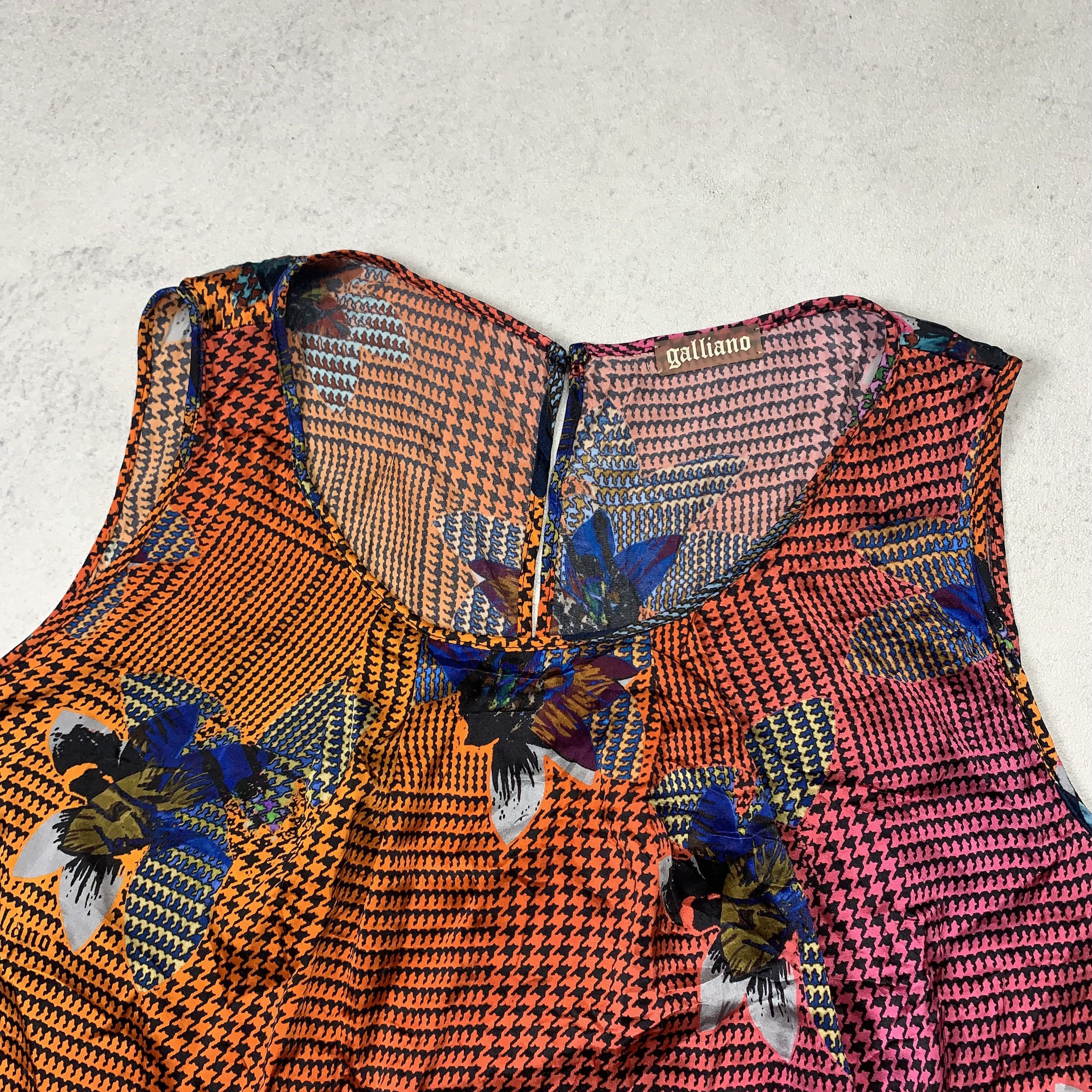 John Galliano Galliano Mini Dress Size M / US 6-8 / IT 42-44 - 4 Thumbnail