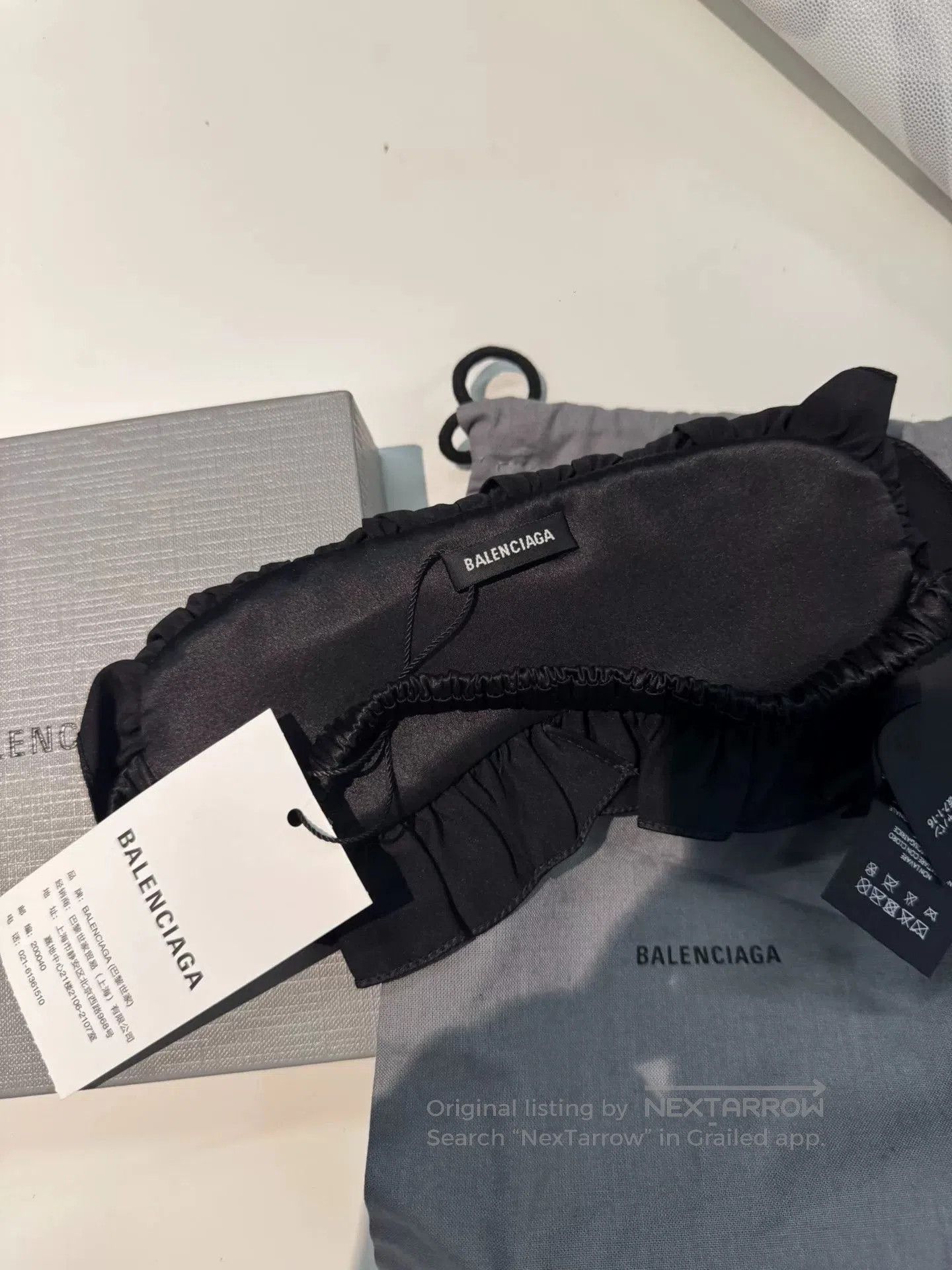 Balenciaga Balenciaga Lace Eye Mask. Size ONE SIZE - 5 Thumbnail