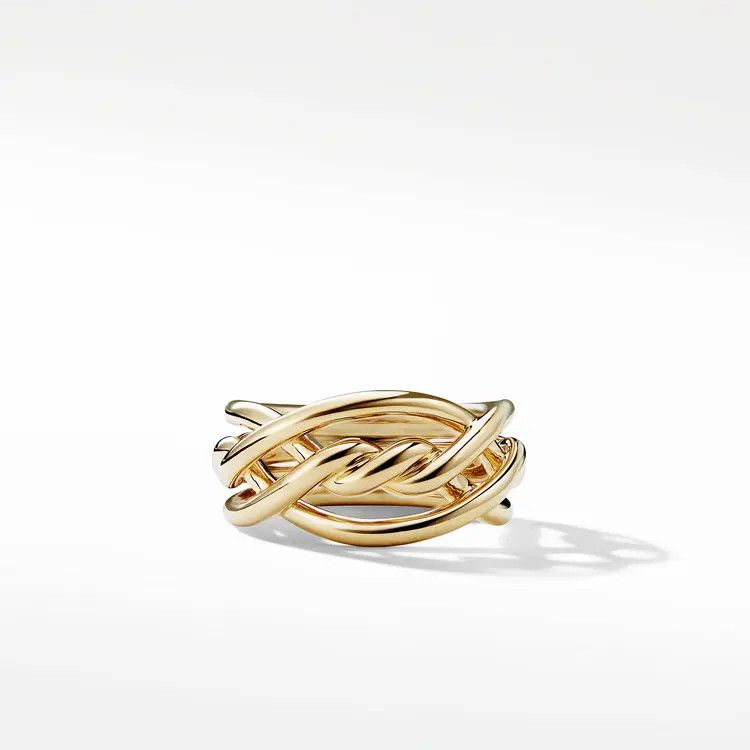 David Yurman o1s1wg111025 R13350 /Size 8 /Continuance Ring in Golden Size ONE SIZE - 2 Thumbnail